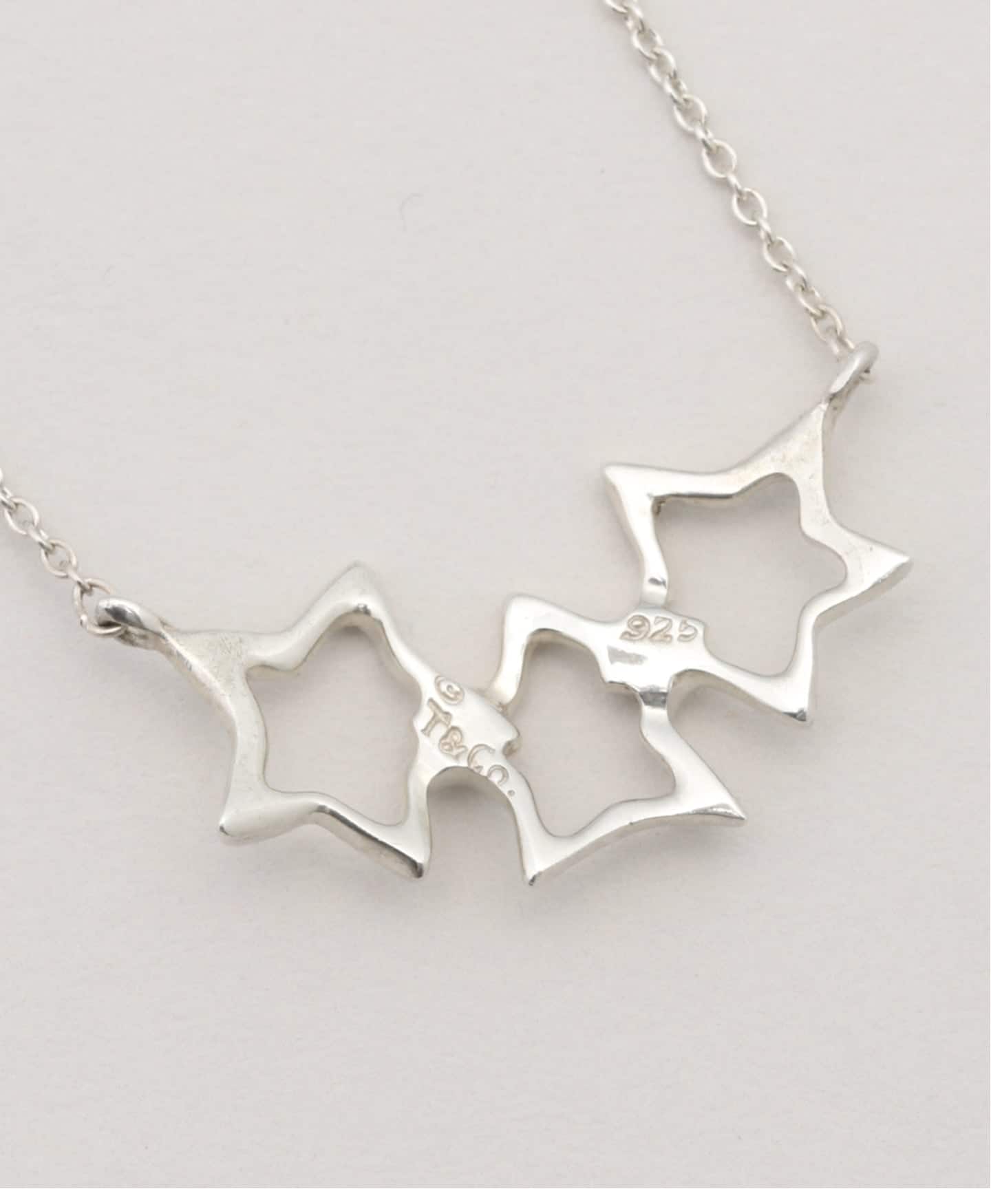 VINTAGE TIFFANY&Co./ティファニー】Triple star necklace（ネックレス