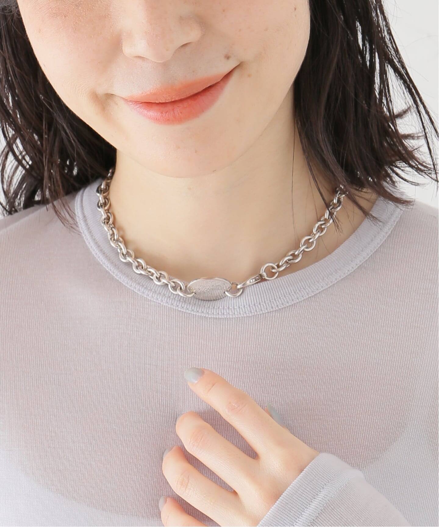 VINTAGE TIFFANY&Co./ティファニー】Return to oval necklace