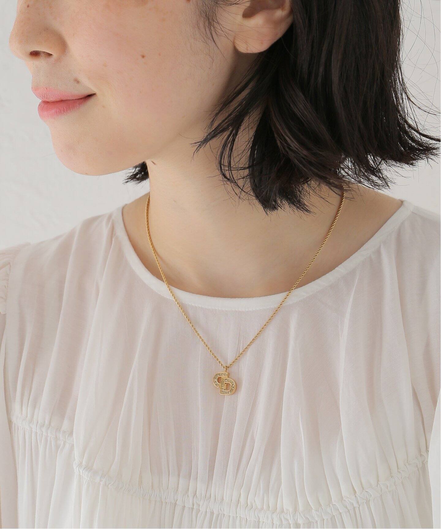 VINTAGE DIOR/ディオール 】necklace logo（ネックレス）｜DECOUVERTE