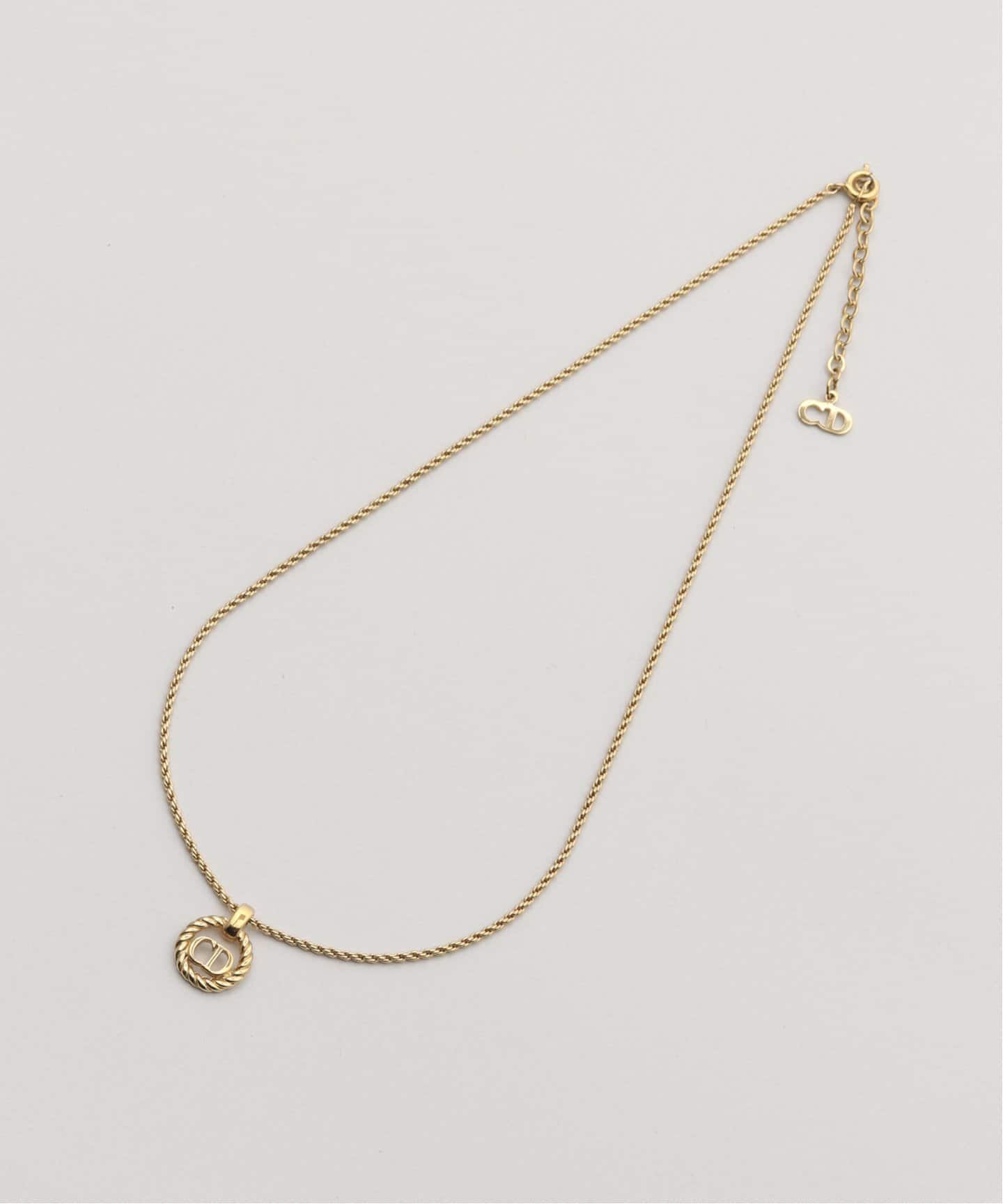 【VINTAGE DIOR/ディオール 】necklace logo 正規品 VINTAGE DIOR/ディオール 】necklace logo（ネックレス