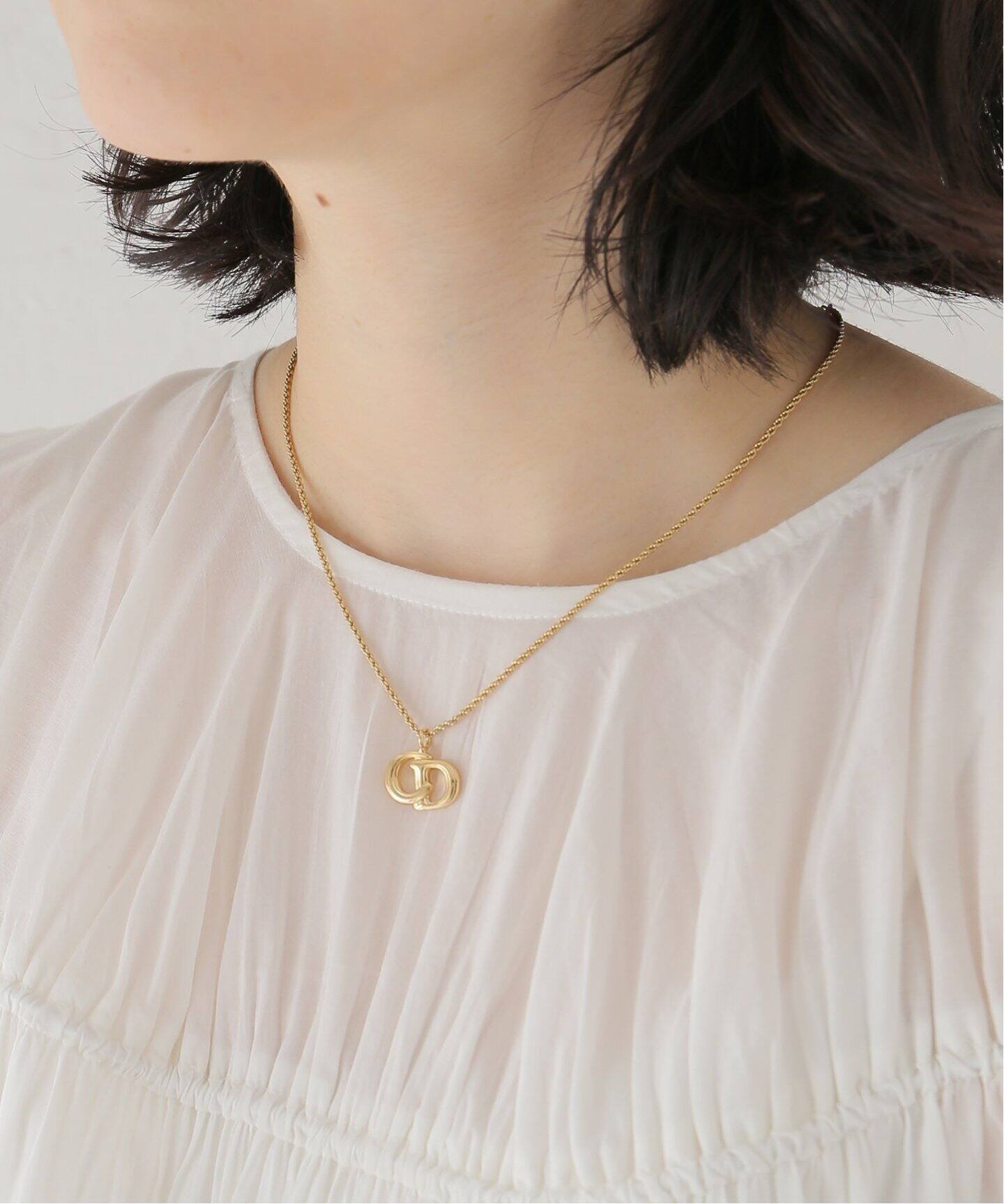OLD DIOR オールドディオール　ネックレス クリスチャンディオール Christian Dior ネックレス ロゴ メタル