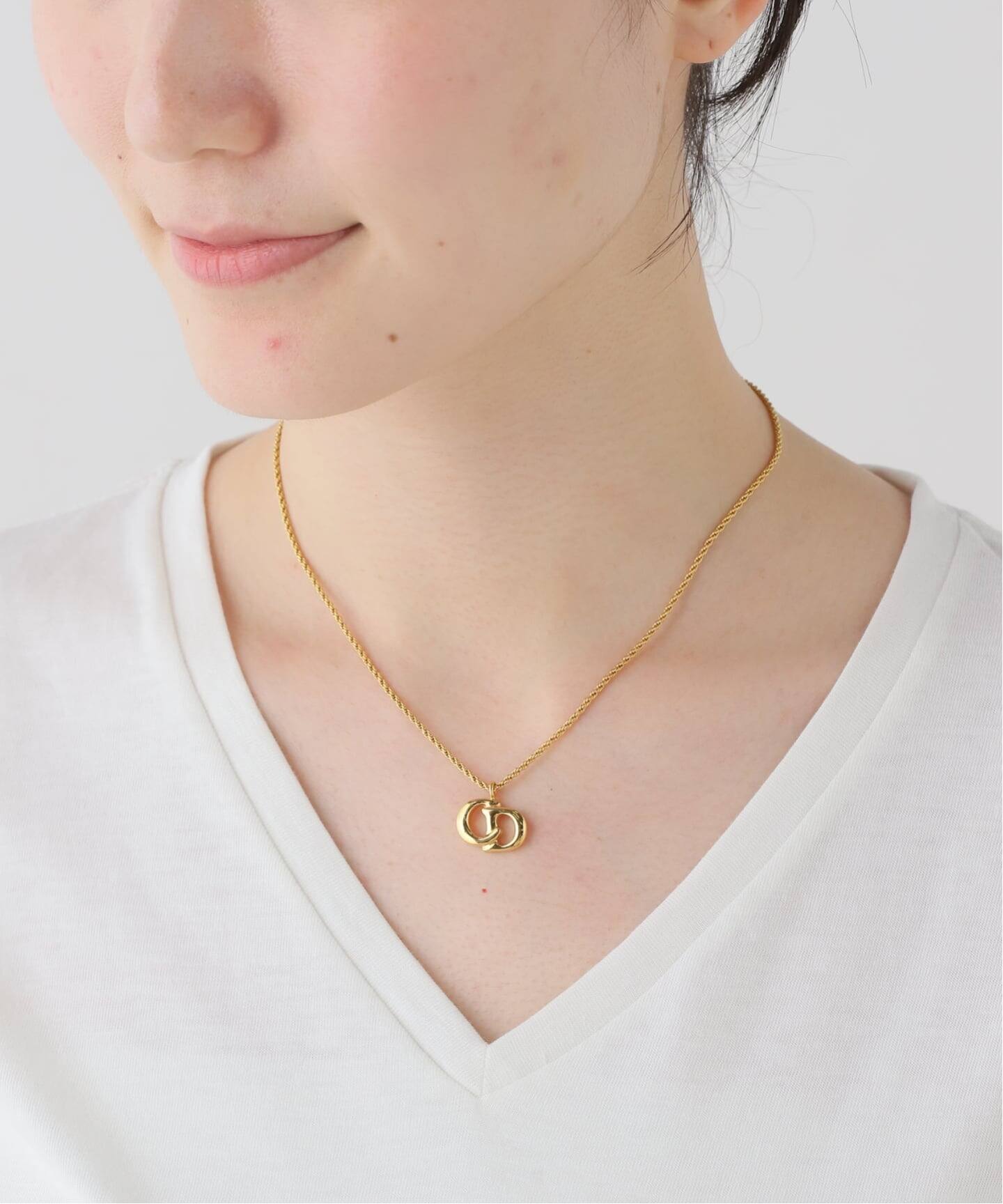 VINTAGE DIOR/ディオール 】necklace logo（ネックレス）｜DECOUVERTE