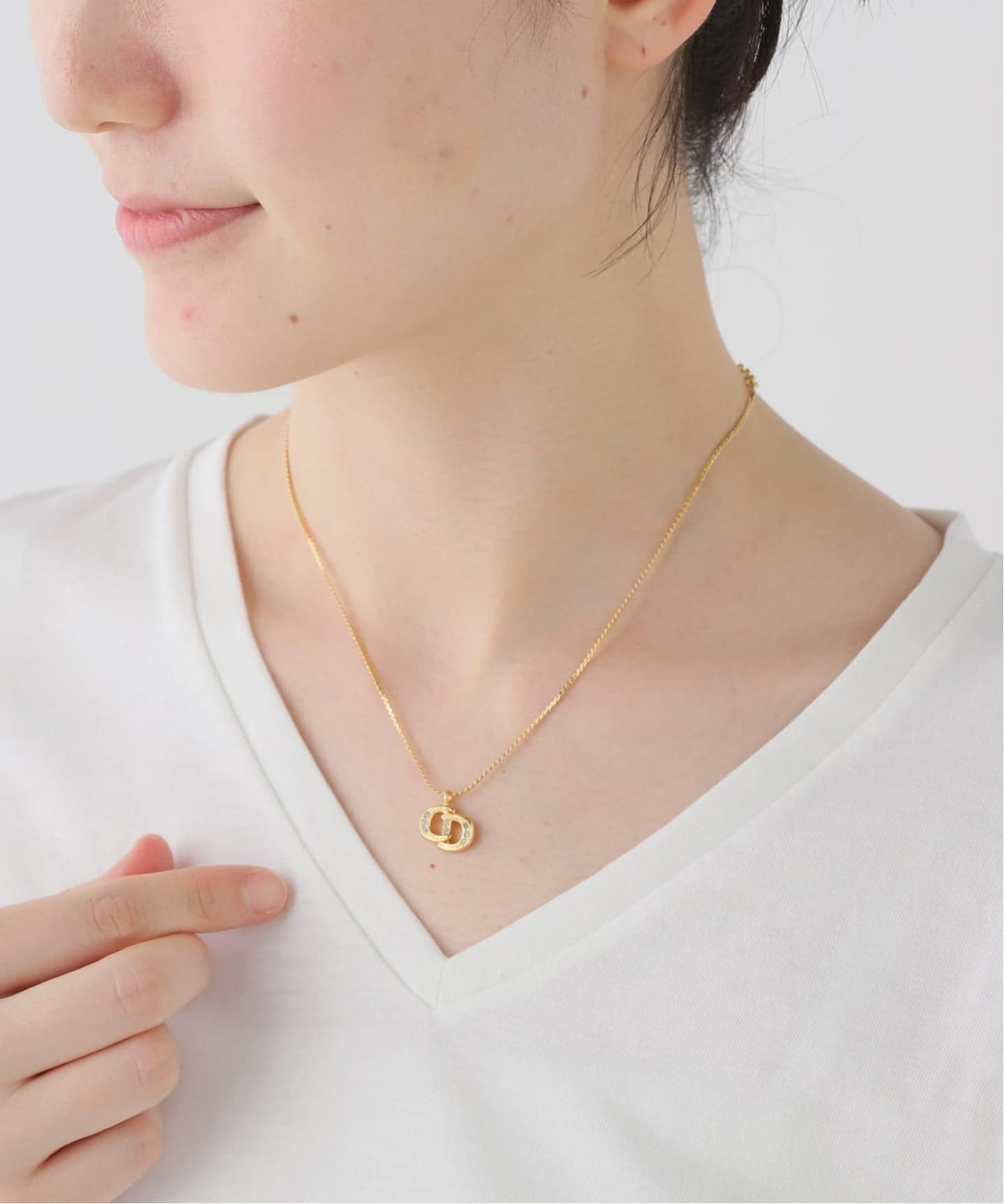 VINTAGE DIOR/ディオール 】necklace logo（ネックレス）｜DECOUVERTE