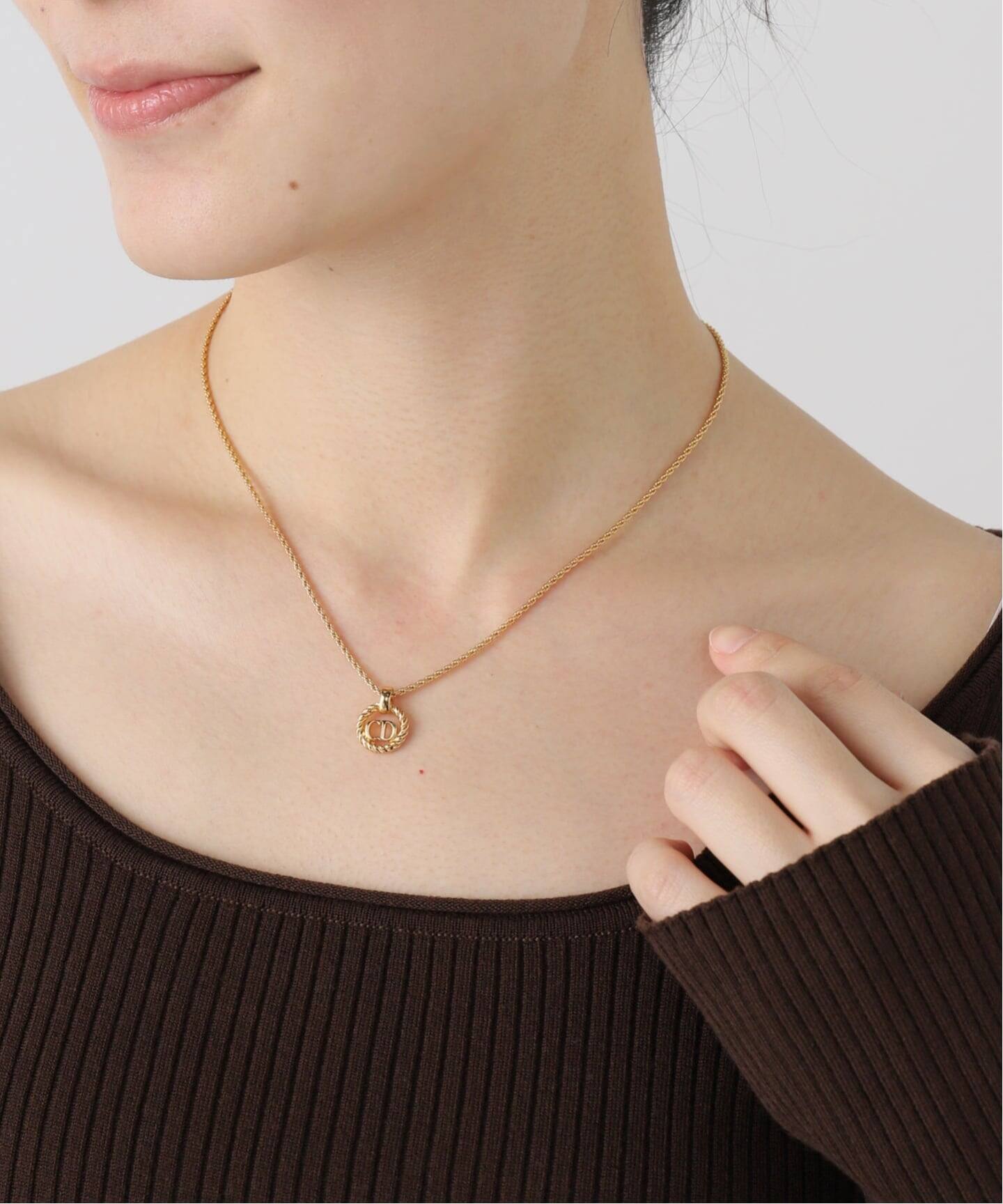 VINTAGE DIOR/ディオール 】necklace logo（ネックレス）｜DECOUVERTE