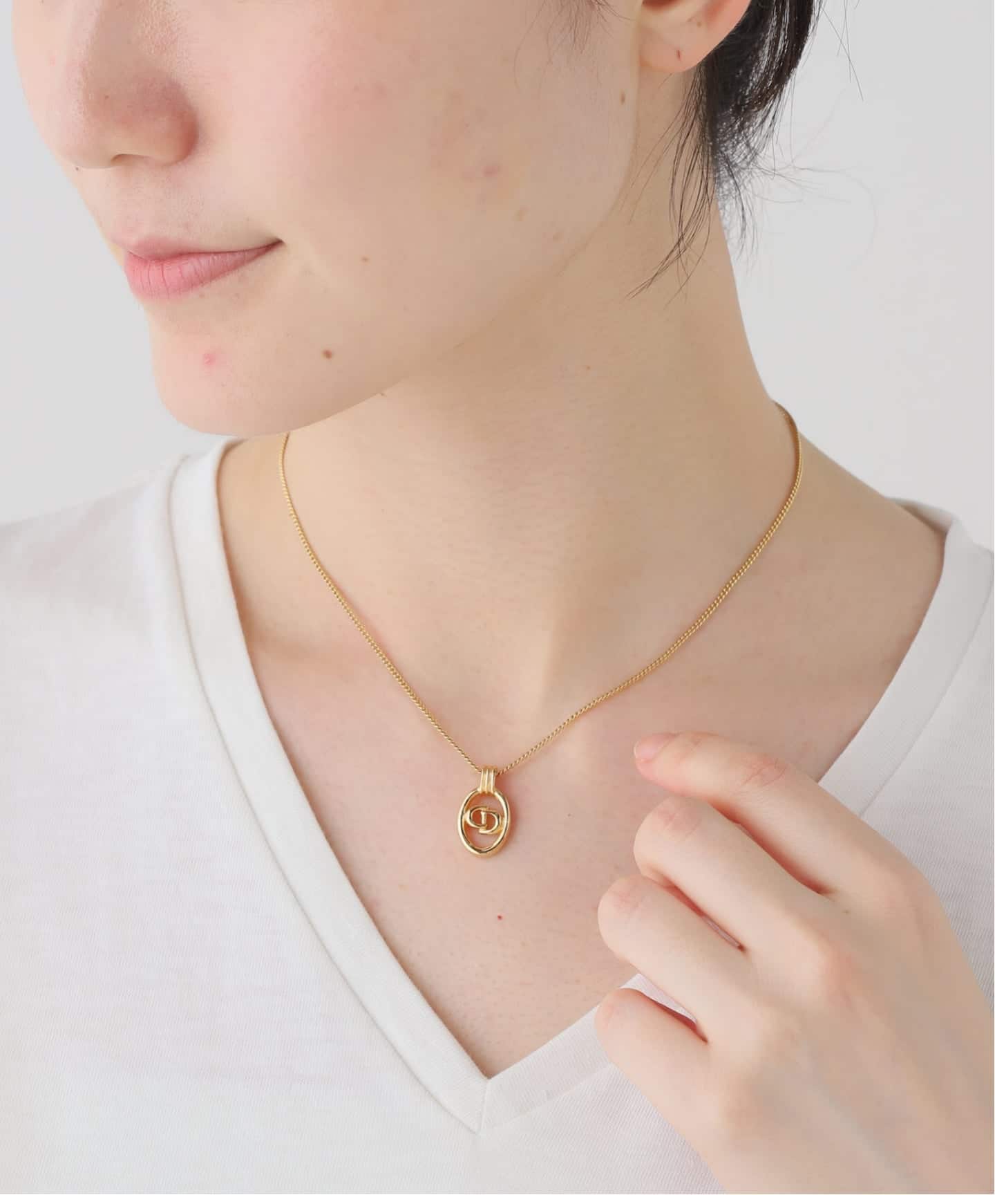 VINTAGE DIOR/ディオール 】necklace logo（ネックレス）｜DECOUVERTE