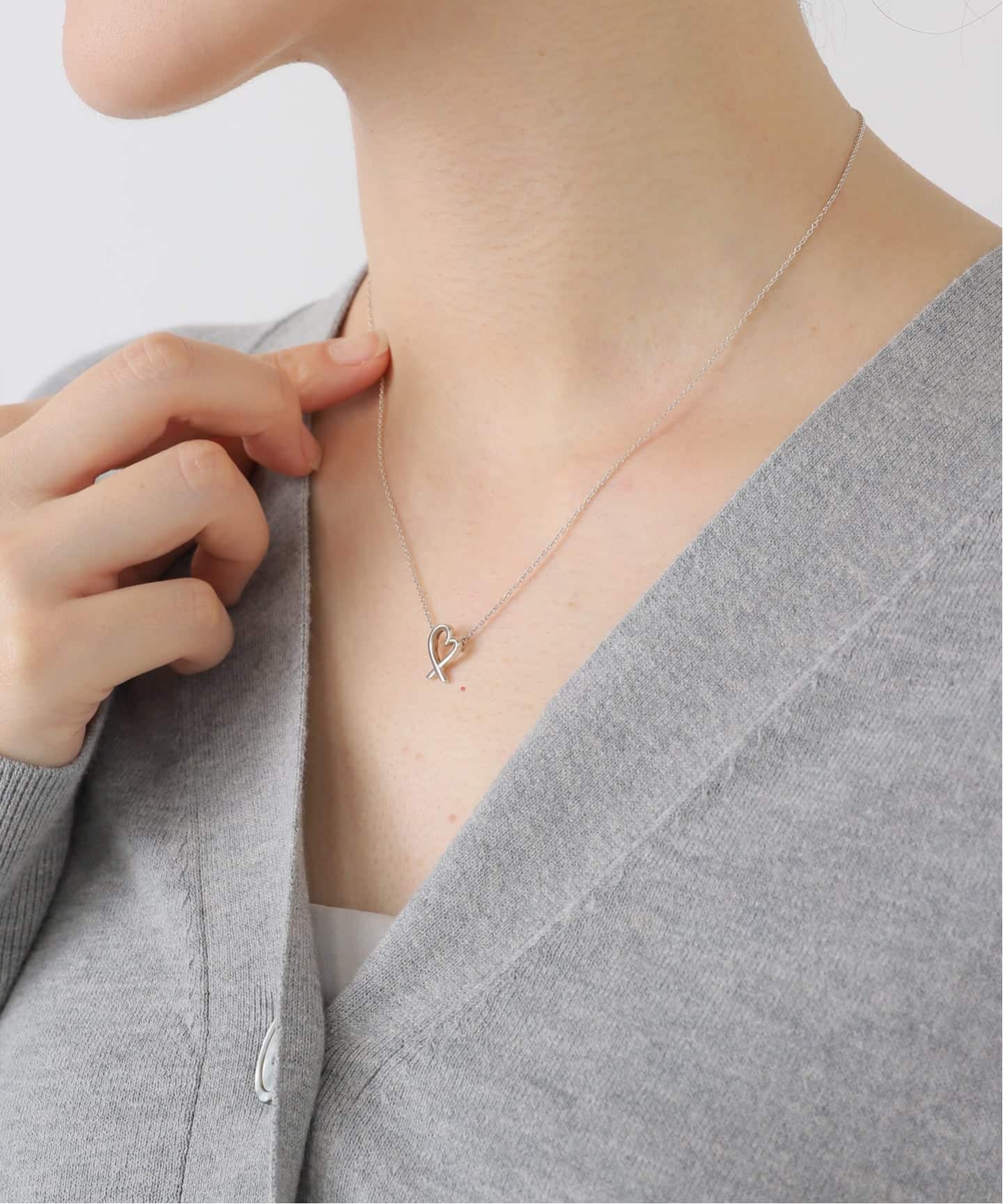 VINTAGE TIFFANY&Co./ティファニー】Loving heart necklace s