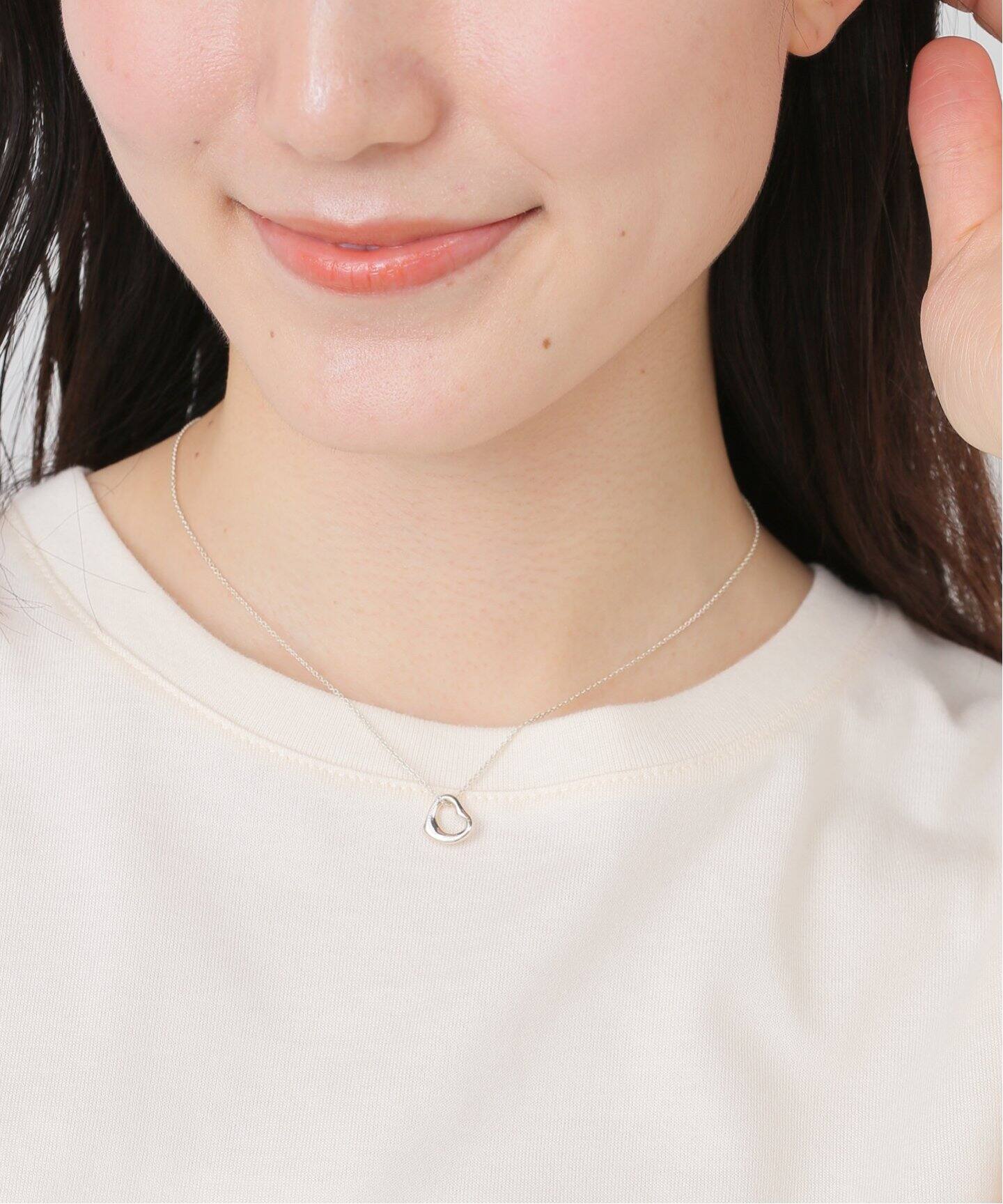 VINTAGE TIFFANY&Co./ティファニー】Open heart long necklace xs