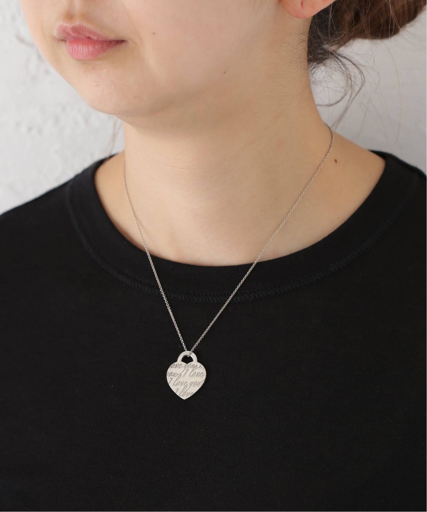 VINTAGE TIFFANY&Co./ティファニー】Notes heart necklace（ネックレス