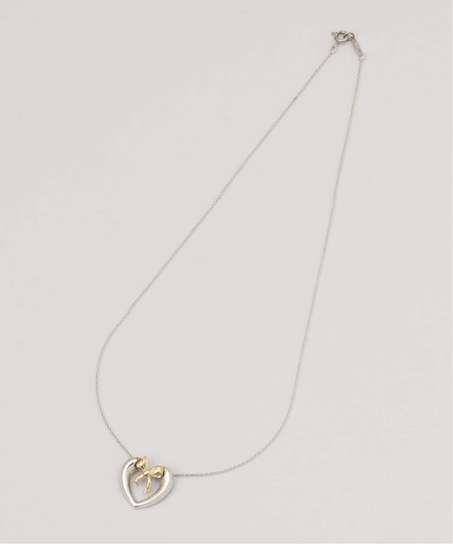 VINTAGE TIFFANY&Co./ティファニー】Heart ribbon necklace