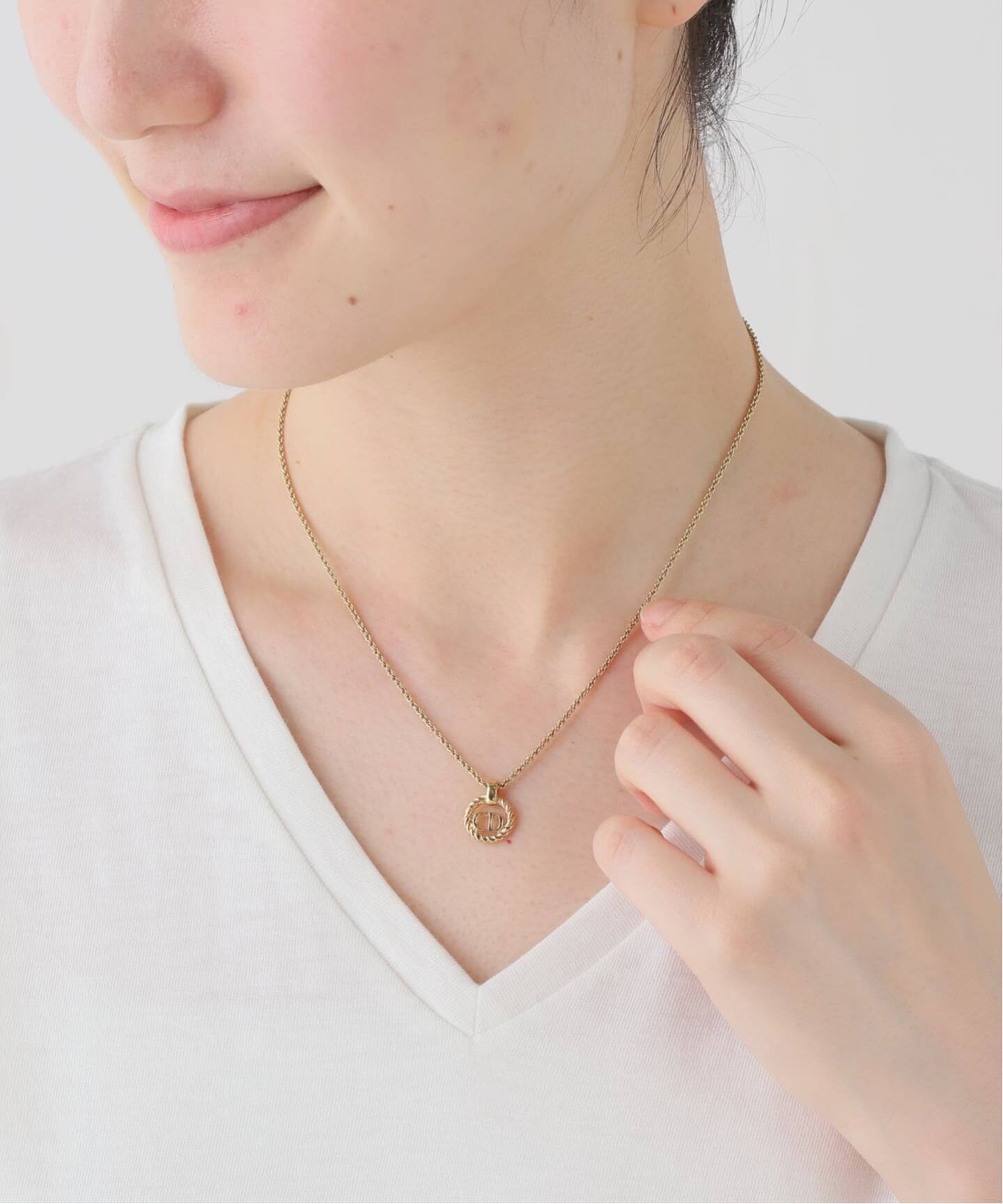 VINTAGE DIOR/ディオール 】necklace logo（ネックレス）｜DECOUVERTE