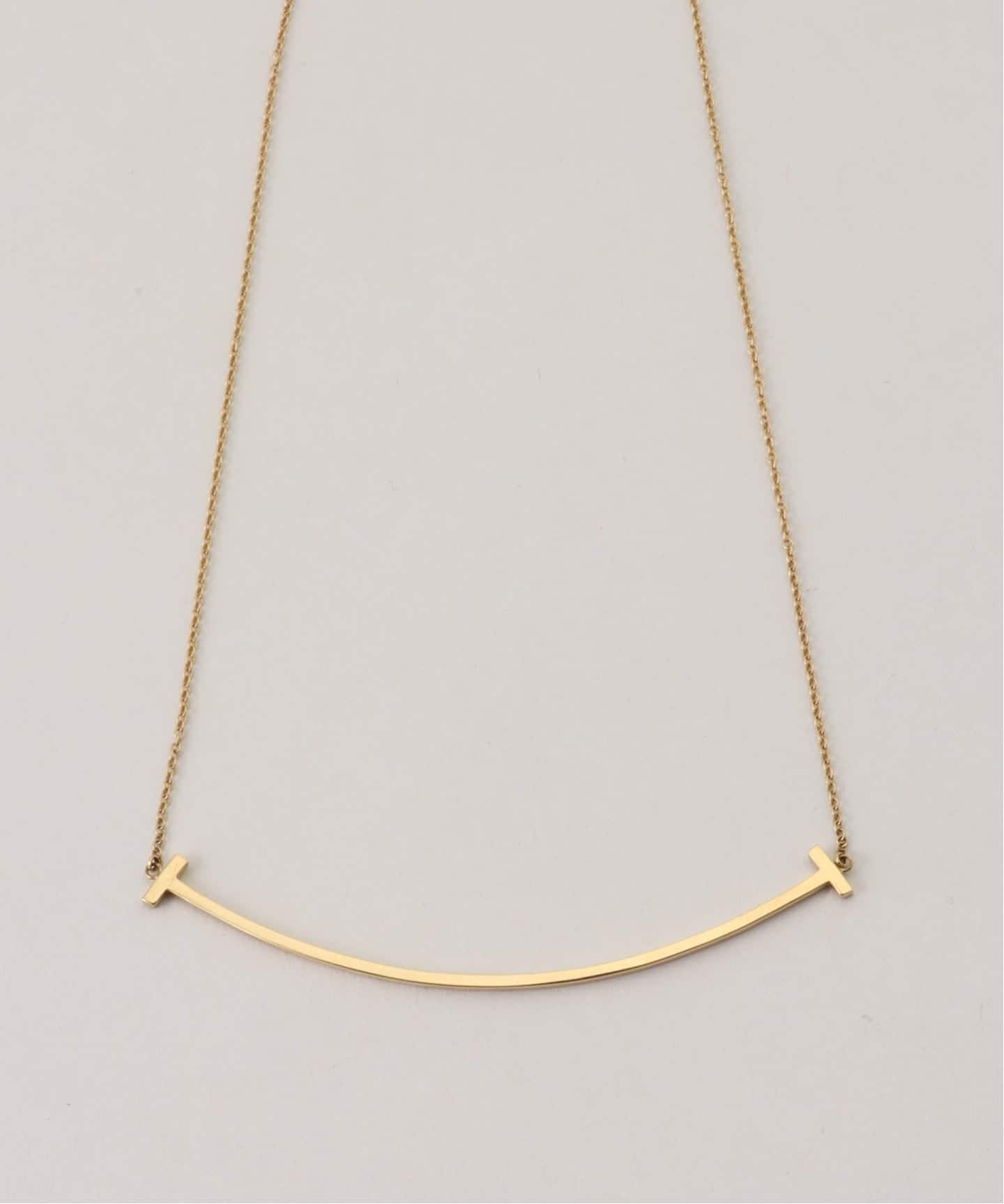Tiffany & Co. T スマイル ラージネックレス　750 TIFFANY&Co./ティファニー】T smile necklace large 750（ネックレス
