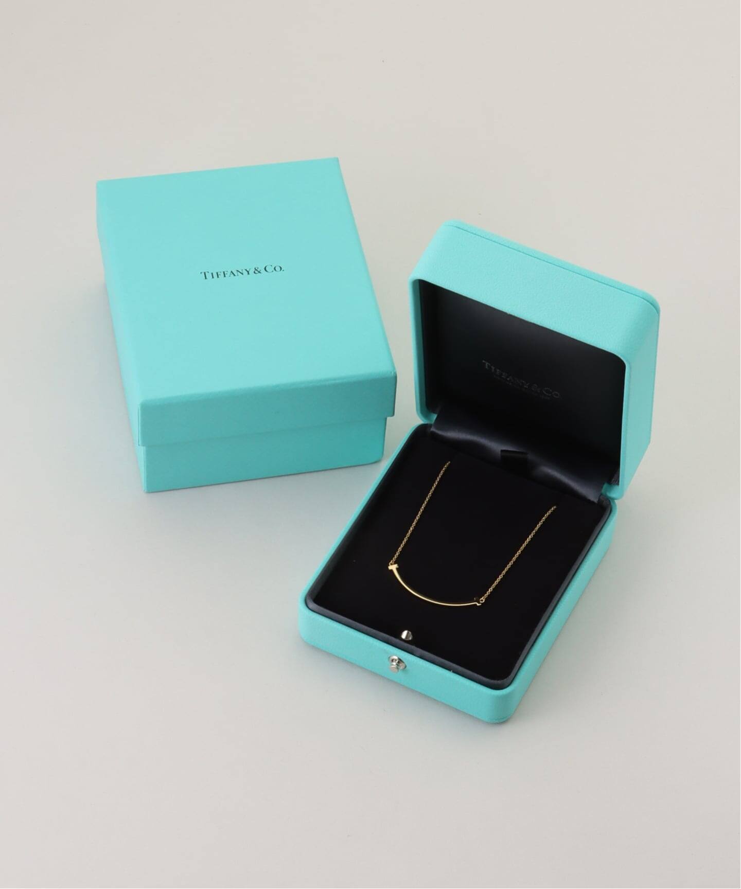 TIFFANY&Co./ティファニー】T smile necklace small 750（ネックレス