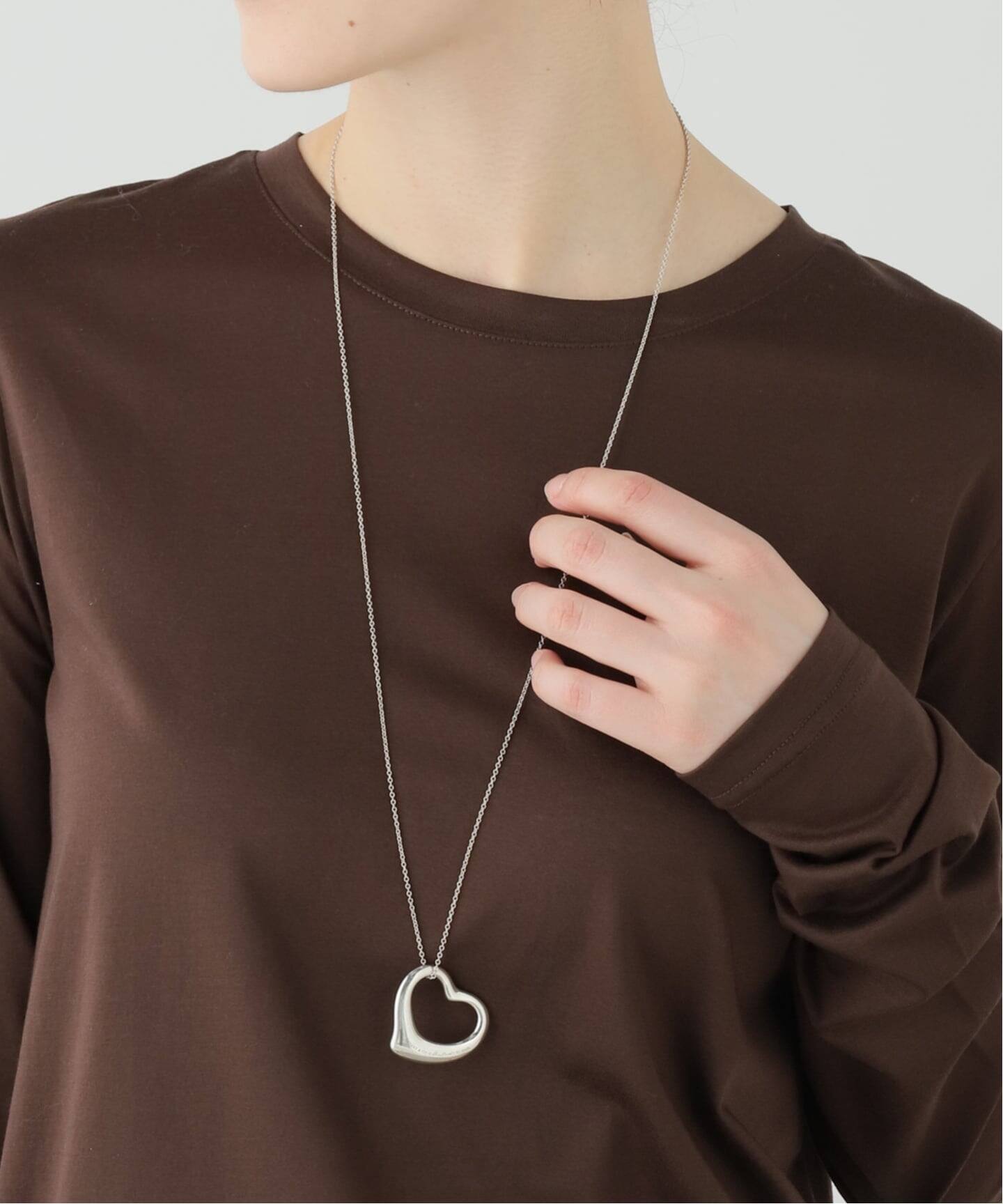 VINTAGE TIFFANY&Co./ティファニー】Open heart necklace xl