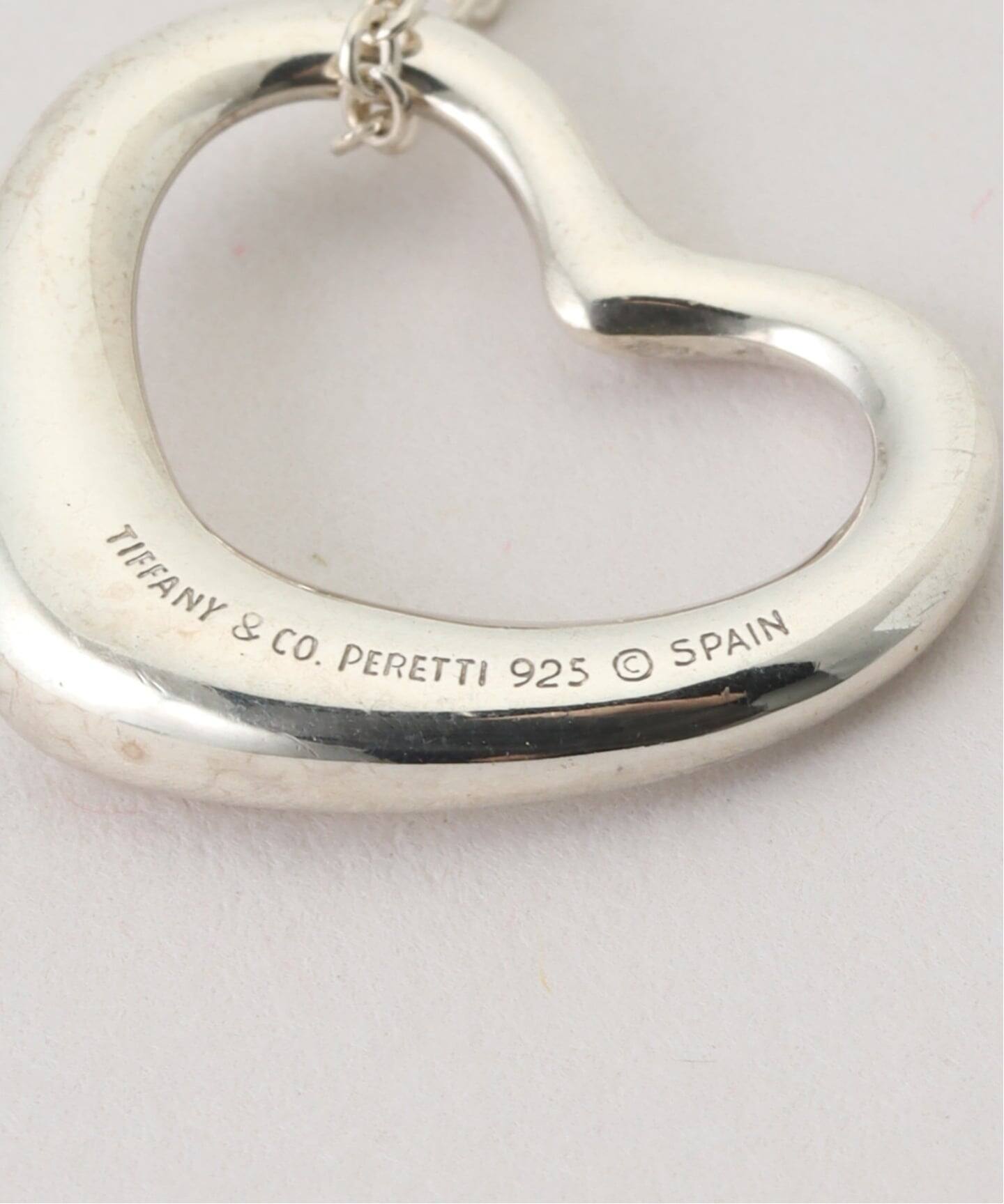 VINTAGE TIFFANY&Co./ティファニー】 Open heart necklace m