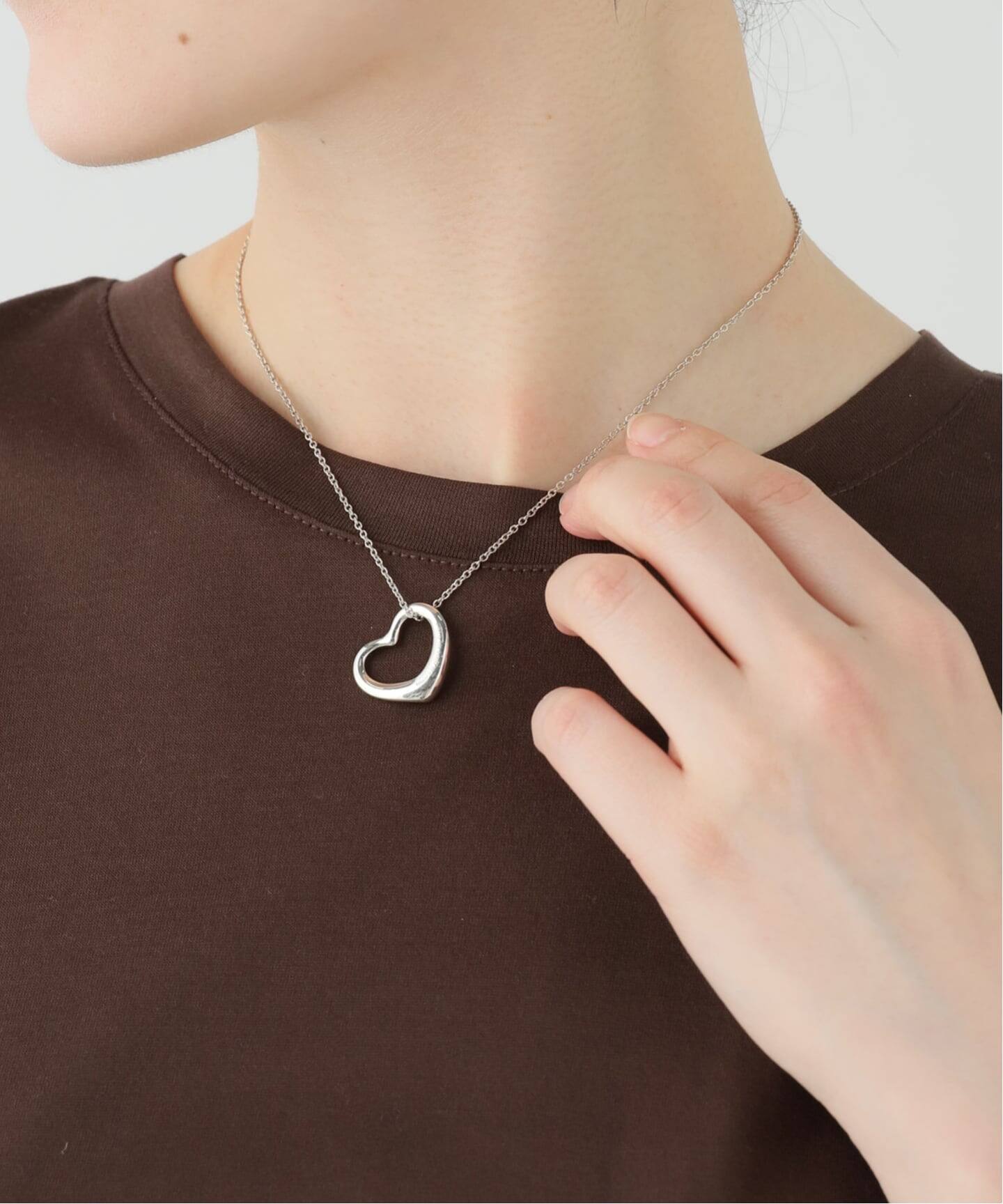 VINTAGE TIFFANY&Co./ティファニー】 Open heart necklace m