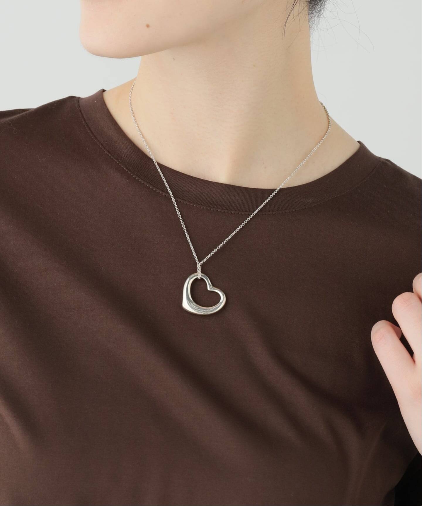 VINTAGE TIFFANY&Co./ティファニー】 Open heart necklace l