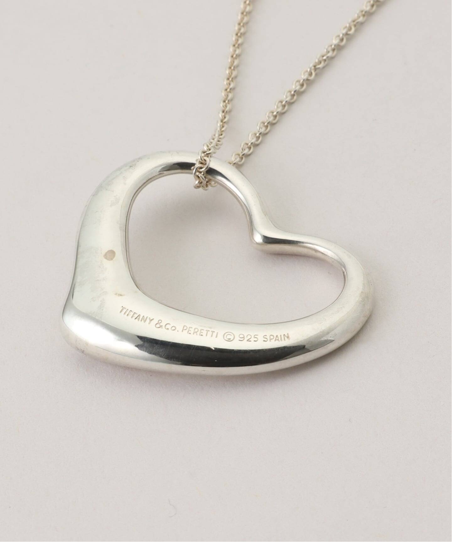 VINTAGE TIFFANY&Co./ティファニー】 Open heart necklace xl