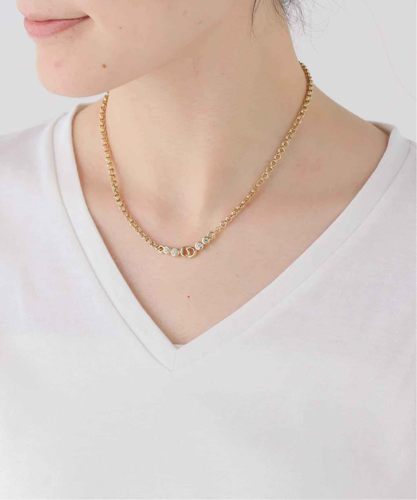 VINTAGE DIOR/ディオール 】necklace logo（ネックレス）｜DECOUVERTE