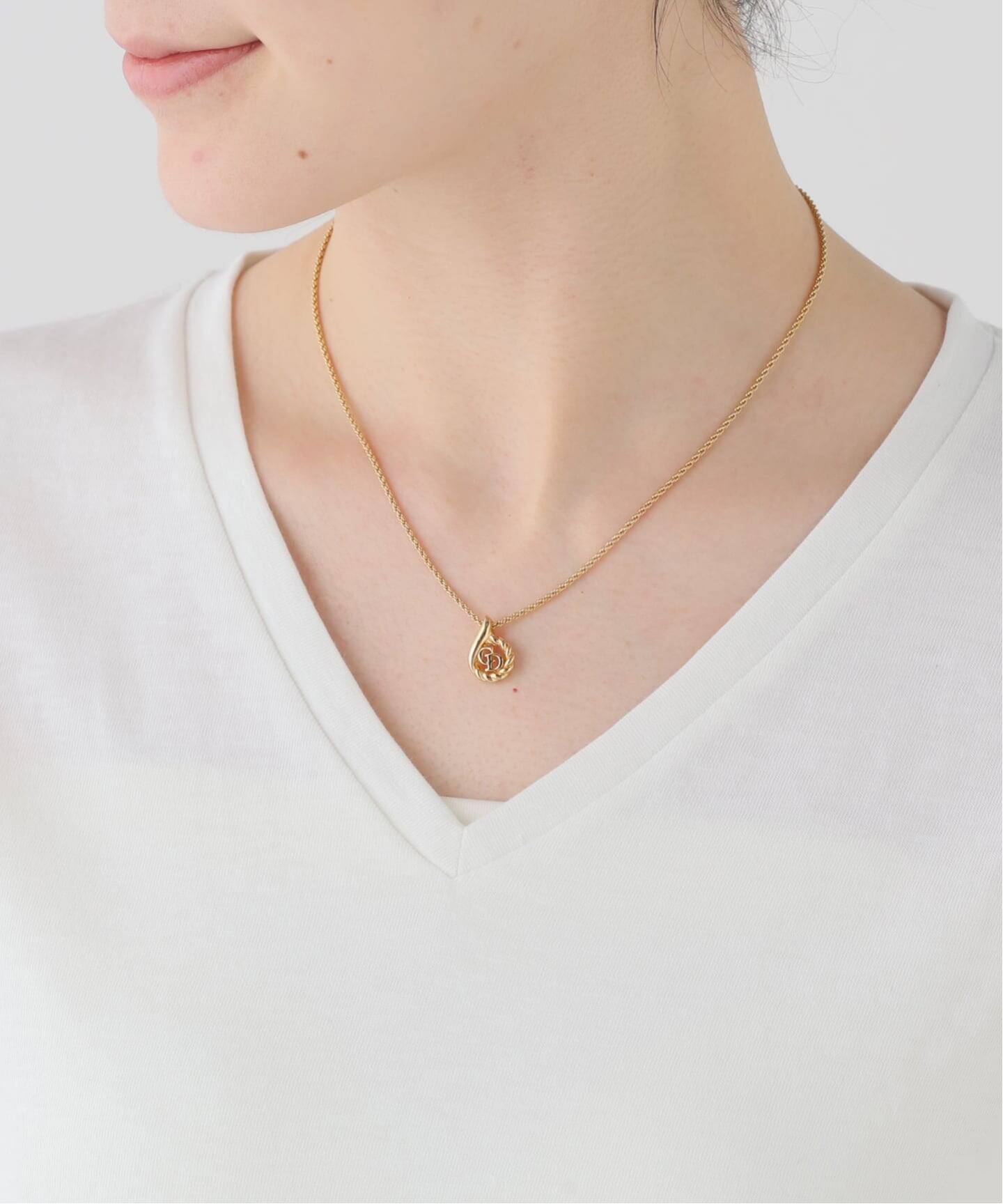 VINTAGE DIOR/ディオール 】necklace logo（ネックレス）｜DECOUVERTE