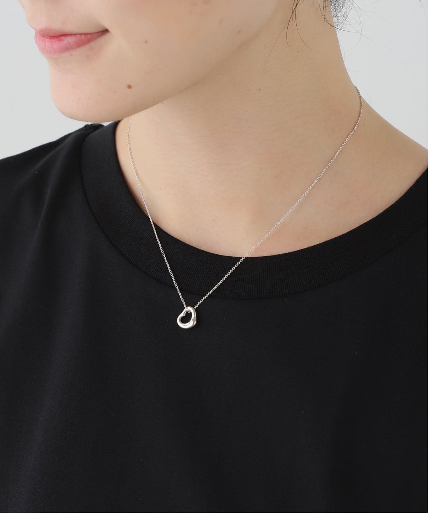 VINTAGE TIFFANY&Co./ティファニー】Open heart necklace xs