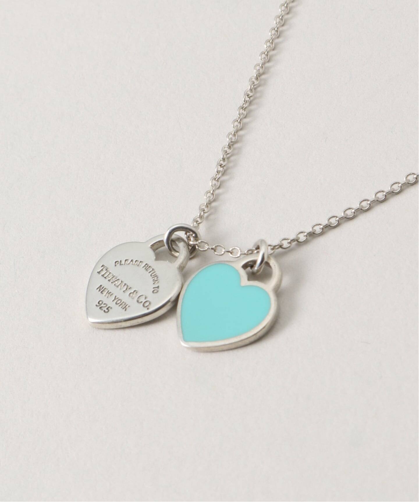 VINTAGE TIFFANY&Co./ティファニー】 Return to double heart necklac