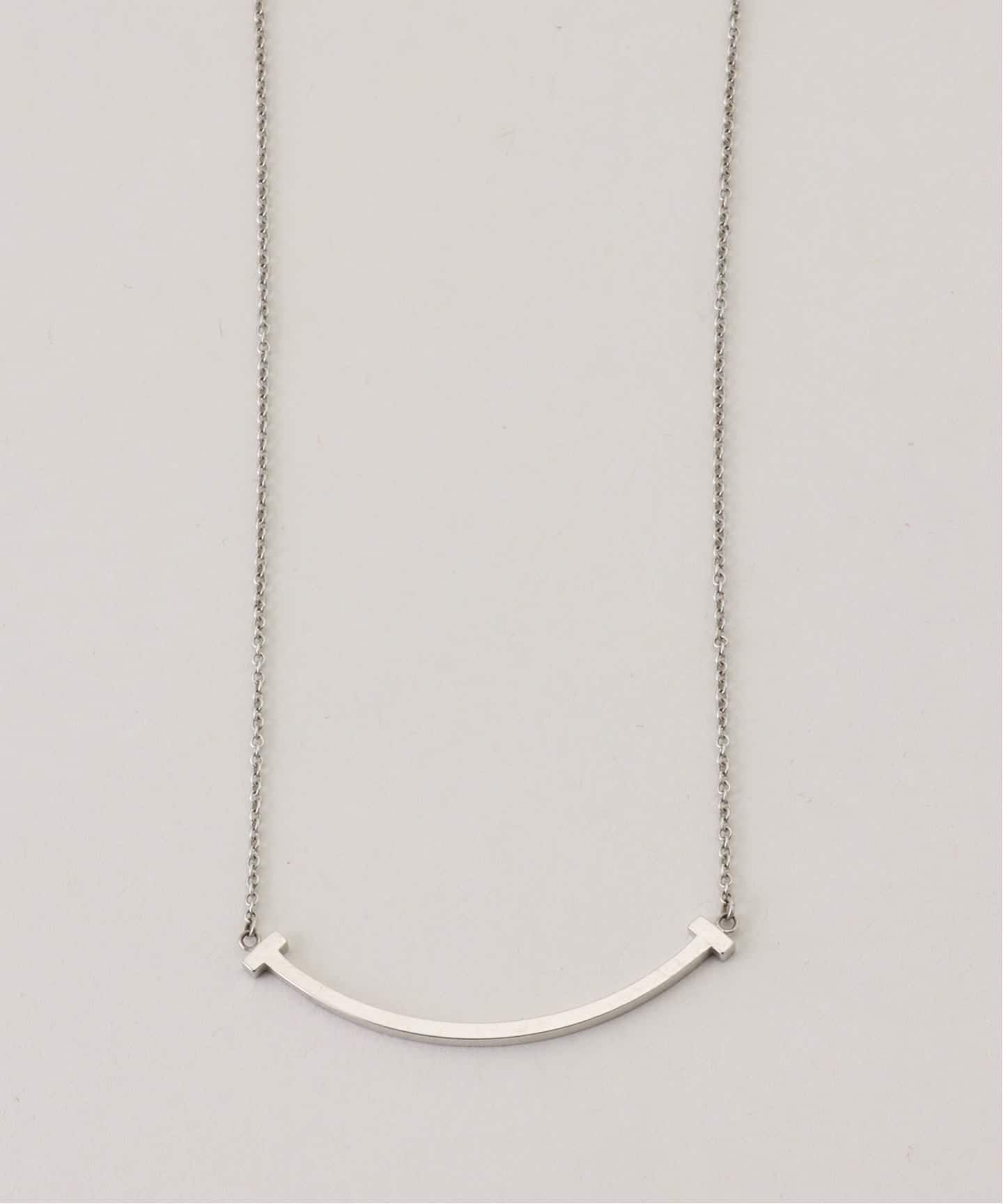 TIFFANY&Co./ティファニー】T smile necklace small 750（ネックレス