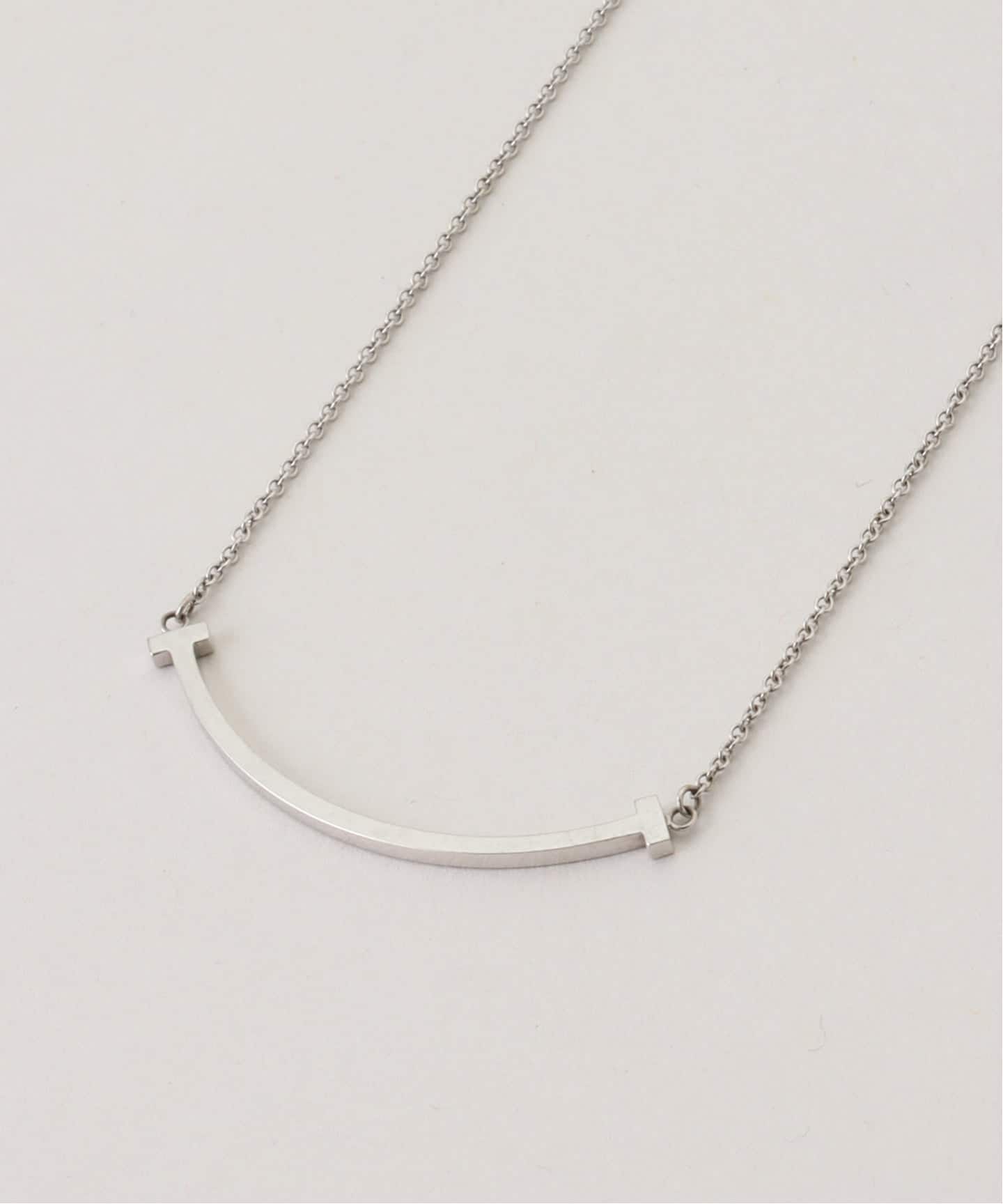 TIFFANY&Co./ティファニー】T smile necklace small 750（ネックレス