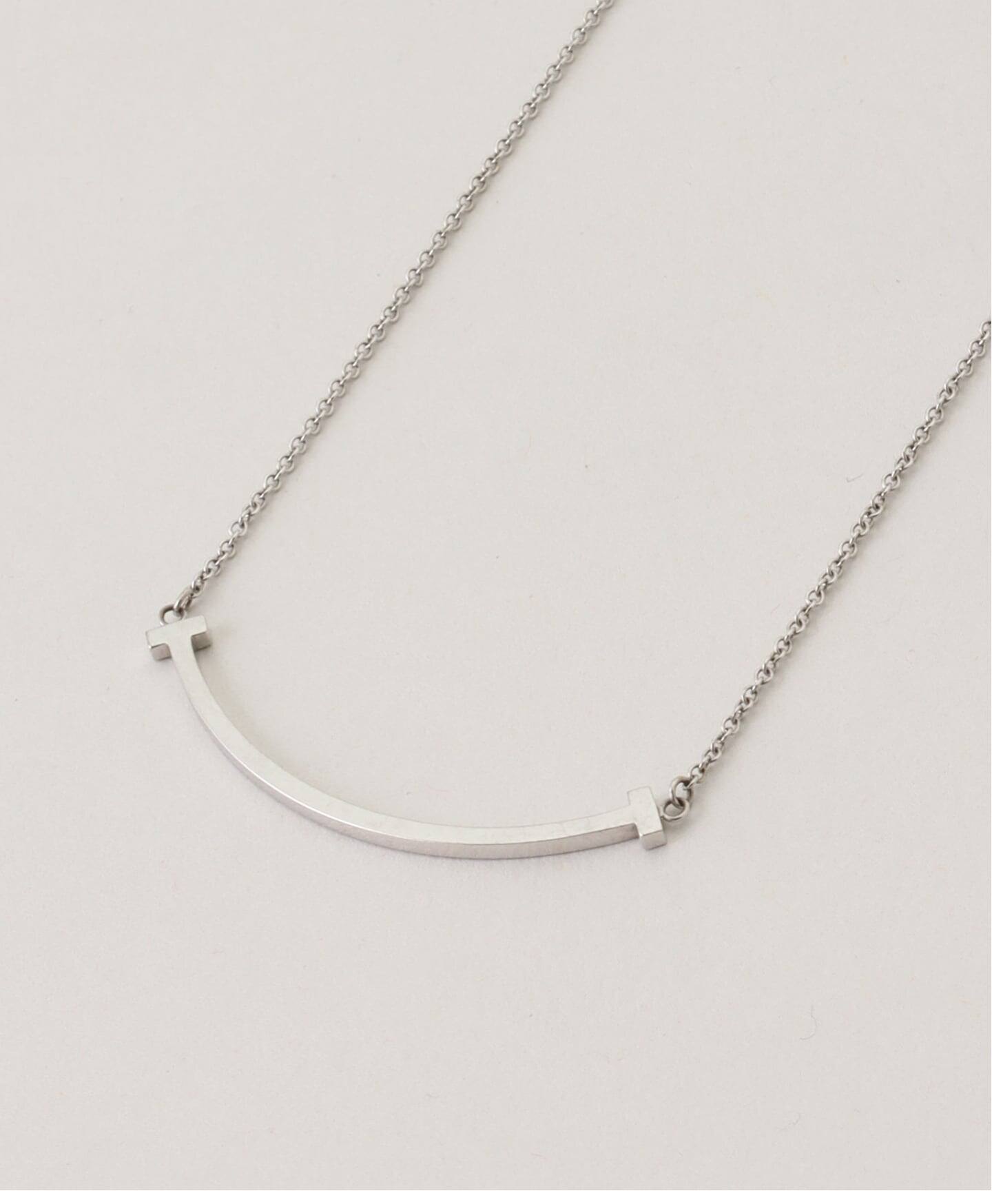 TIFFANY&Co./ティファニー】T smile necklace small 750（ネックレス 