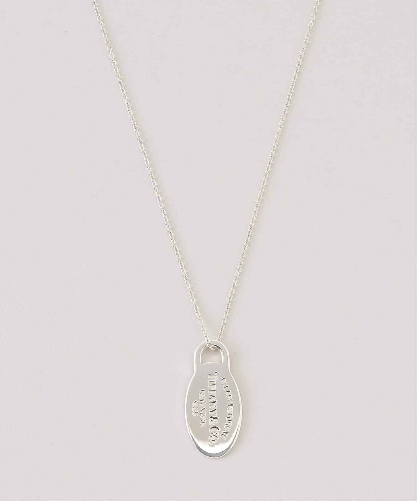 VINTAGE TIFFANY&Co./ティファニー】Return to oval necklace