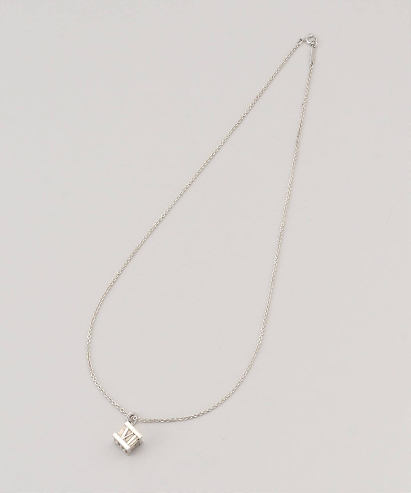 VINTAGE TIFFANY&Co./ティファニー】 Atlas cube necklace（ネックレス