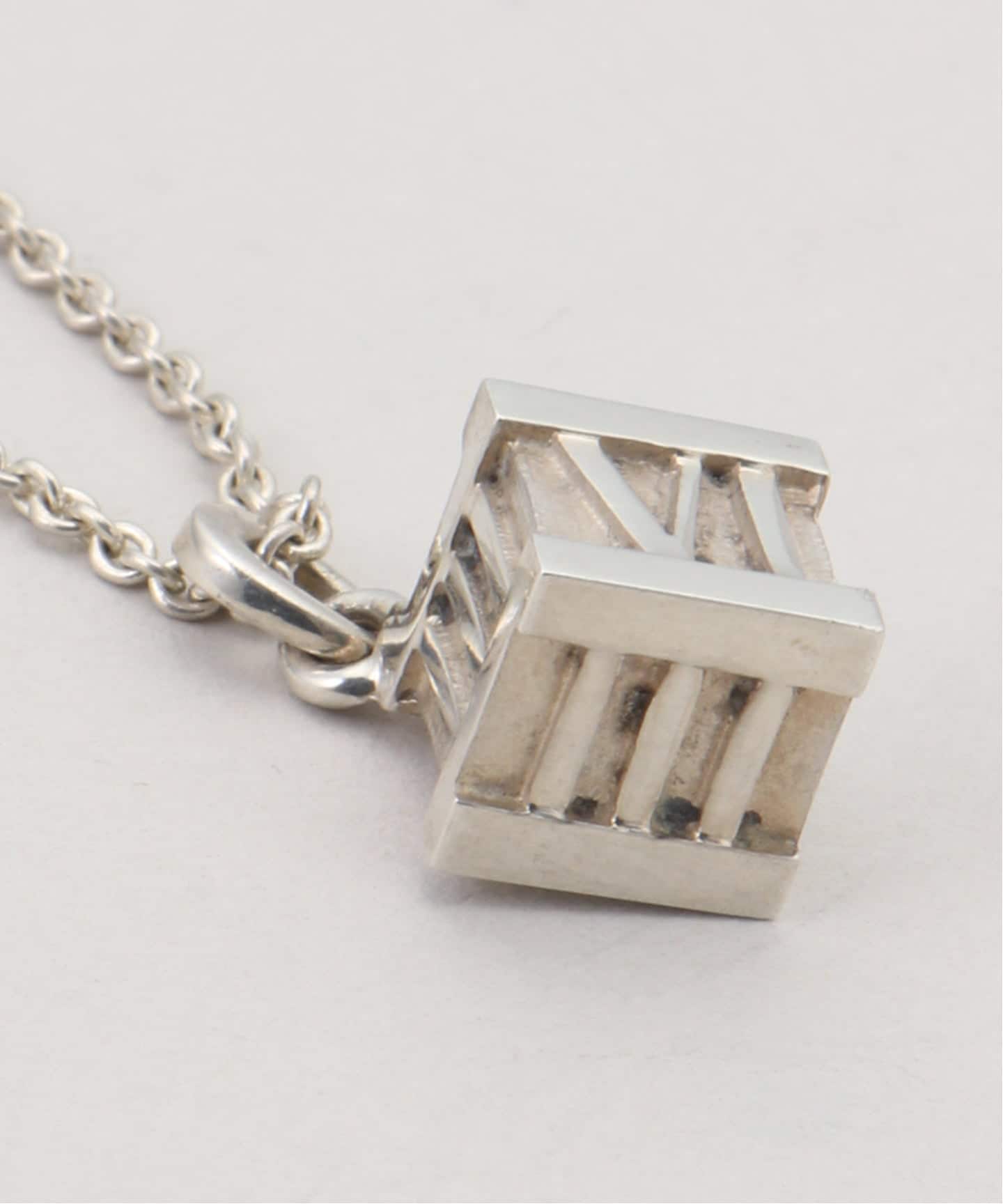 VINTAGE TIFFANY&Co./ティファニー】 Atlas cube necklace（ネックレス