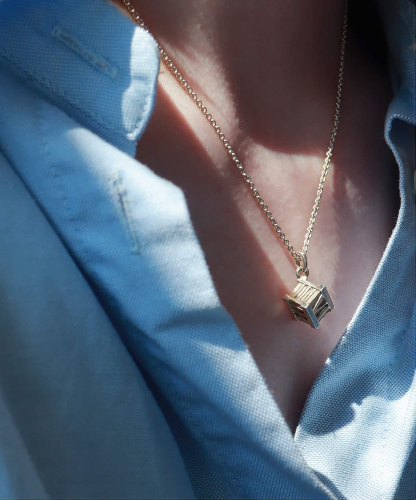 VINTAGE TIFFANY&Co./ティファニー】 Atlas cube necklace（ネックレス