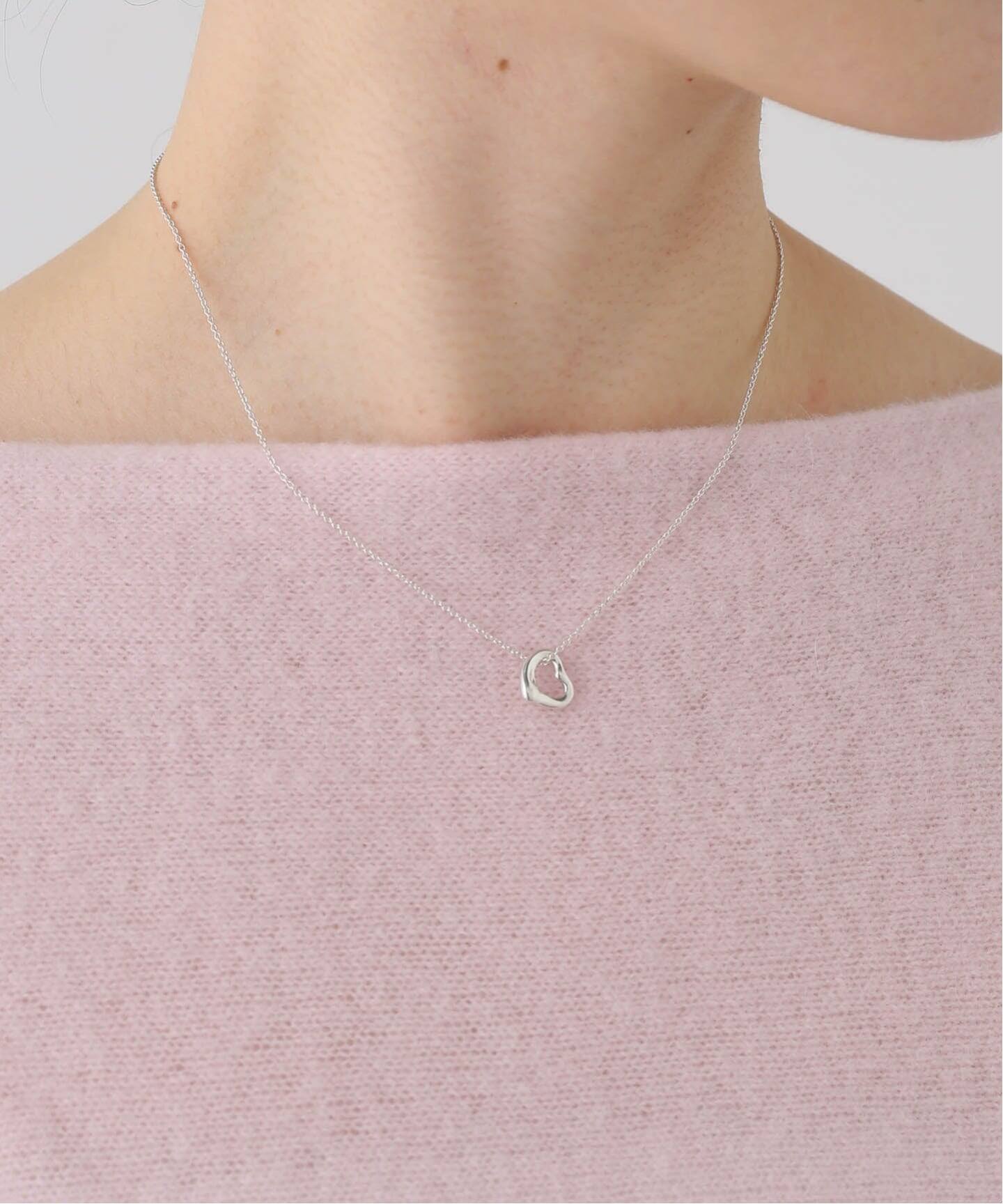 VINTAGE TIFFANY&Co./ティファニー】Open heart necklace xs