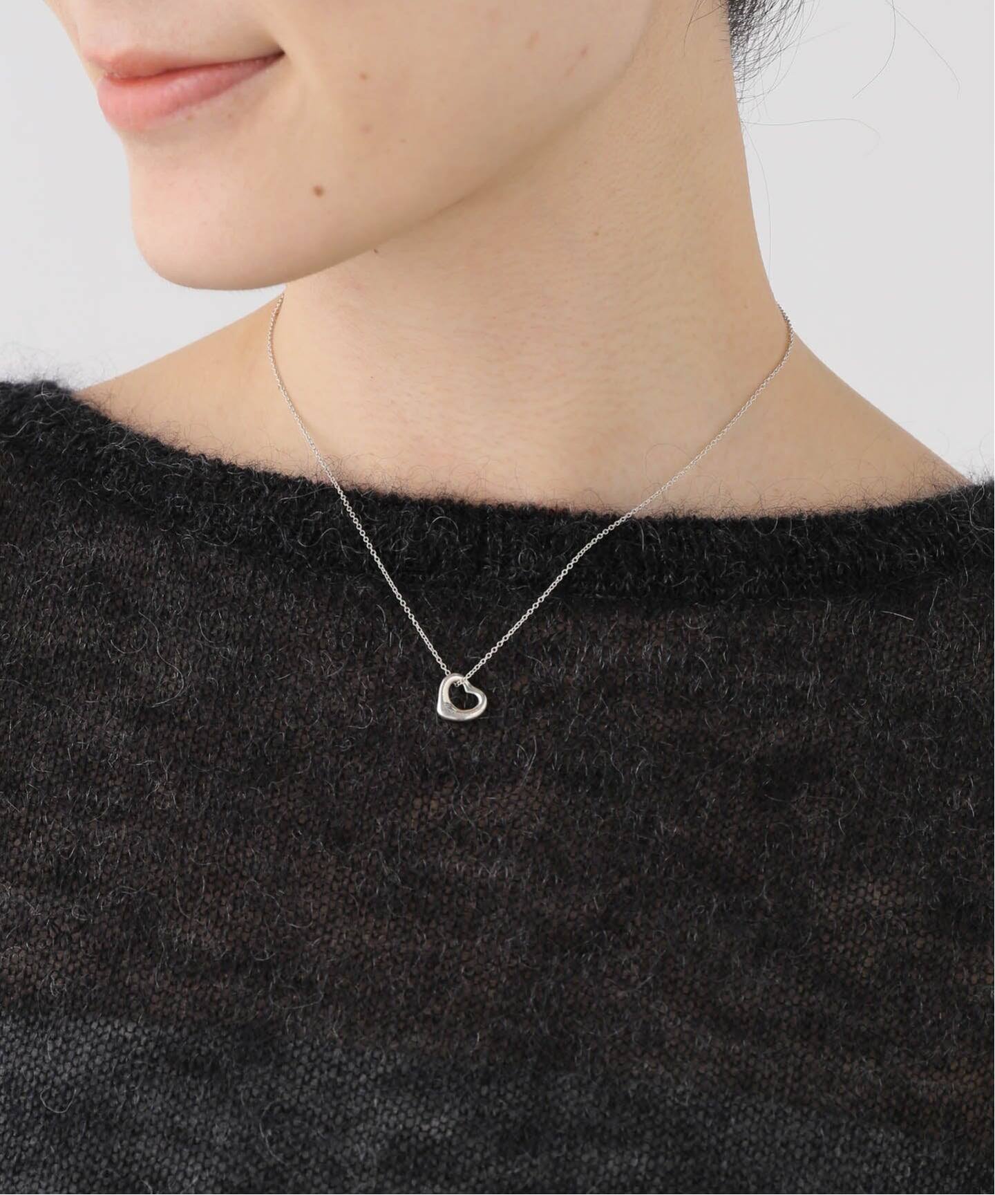 VINTAGE TIFFANY&Co./ティファニー】Open heart necklace xs