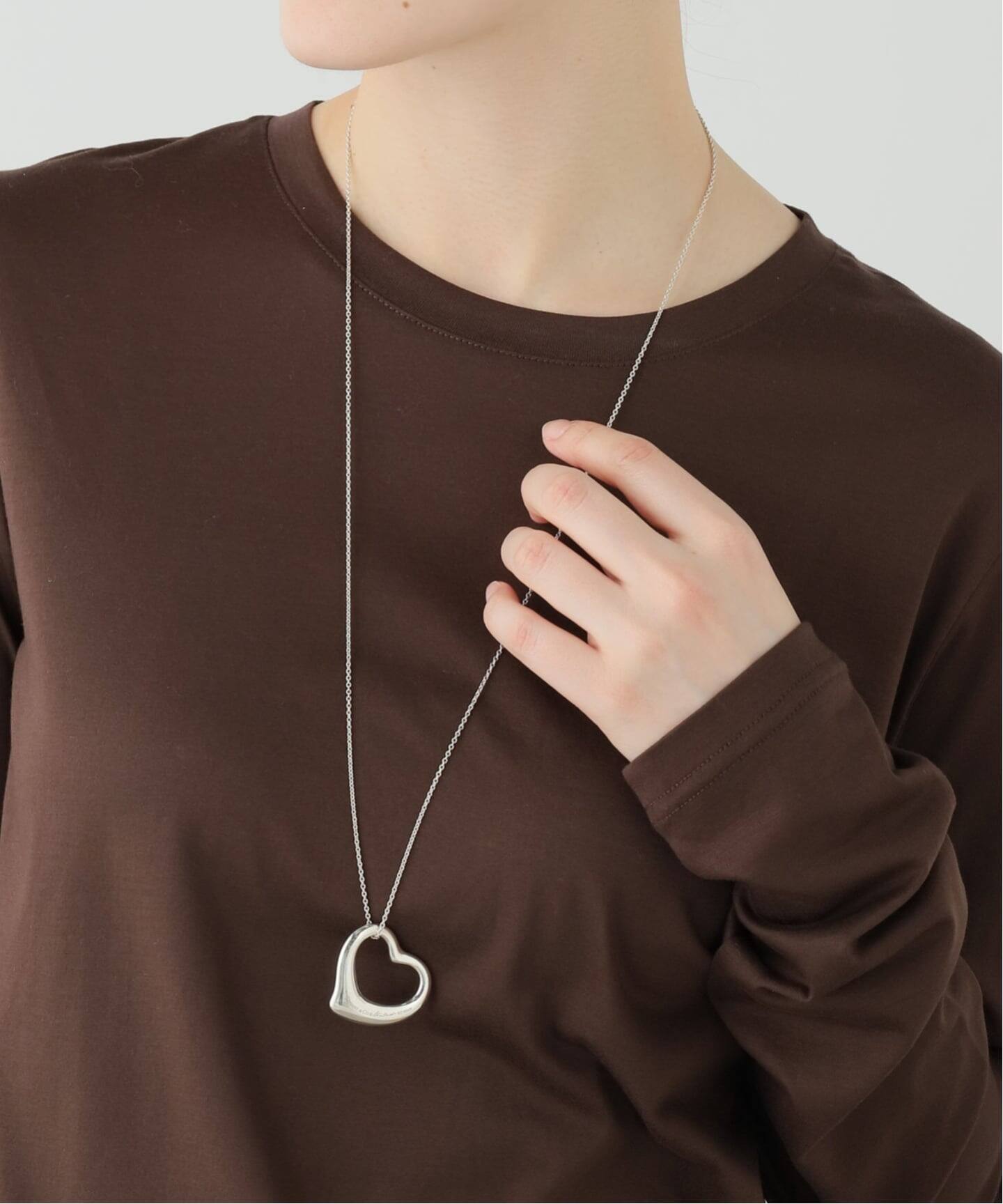 VINTAGE TIFFANY&Co./ティファニー】Open heart necklace xl