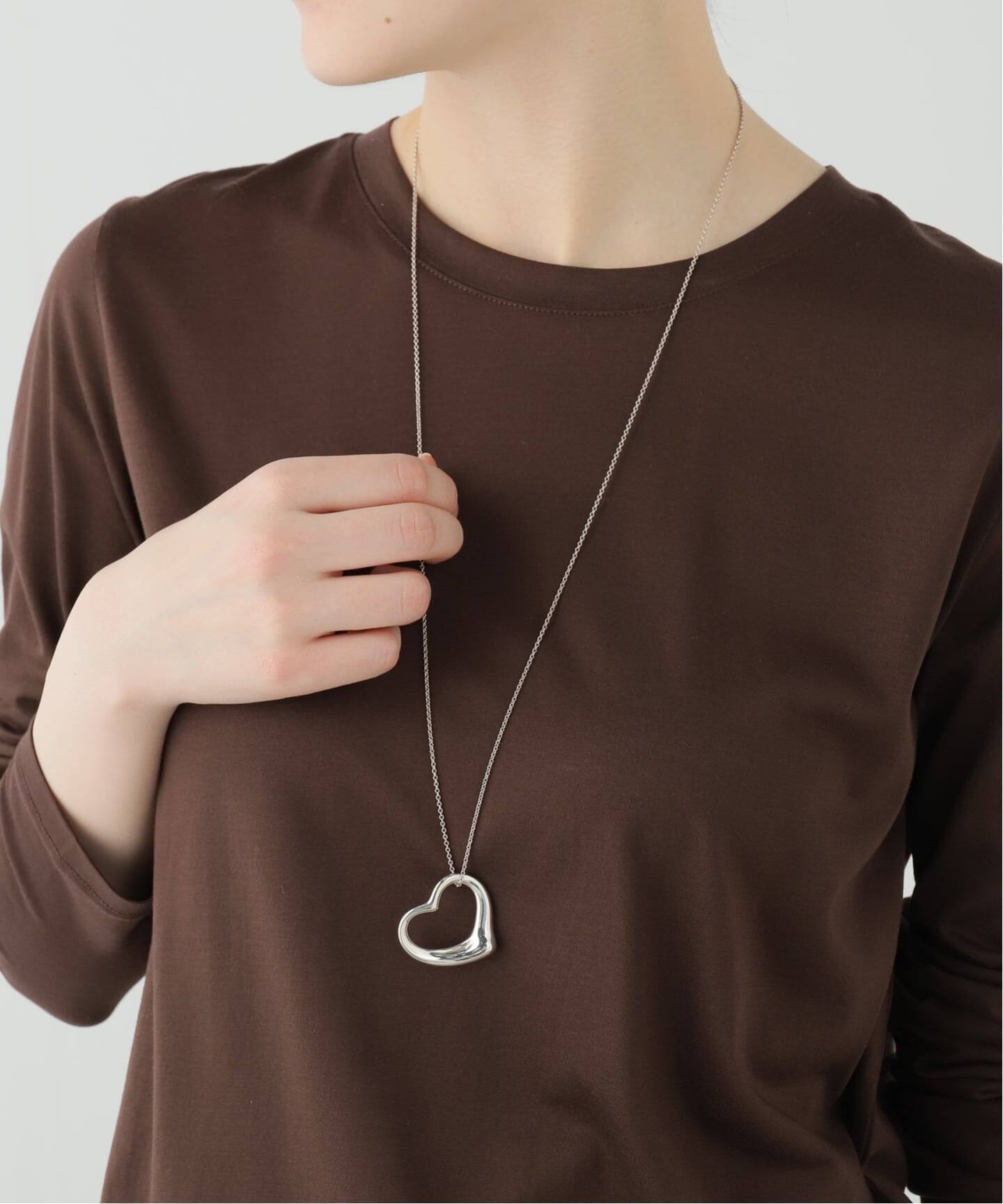 VINTAGE TIFFANY&Co./ティファニー】Open heart necklace xl