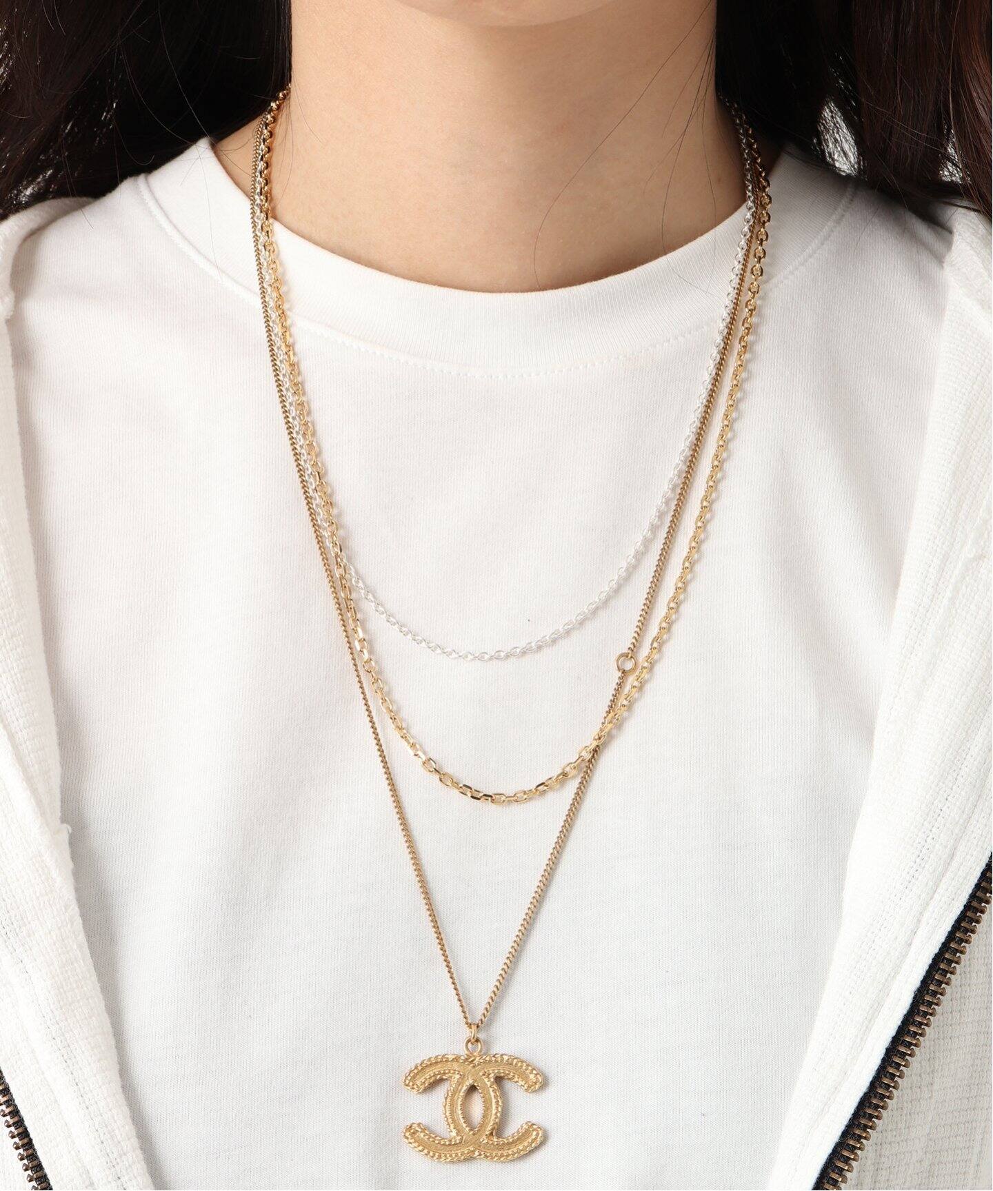 VINTAGE CHANEL/シャネル】CC necklace（ネックレス）｜ENSEMBLE 