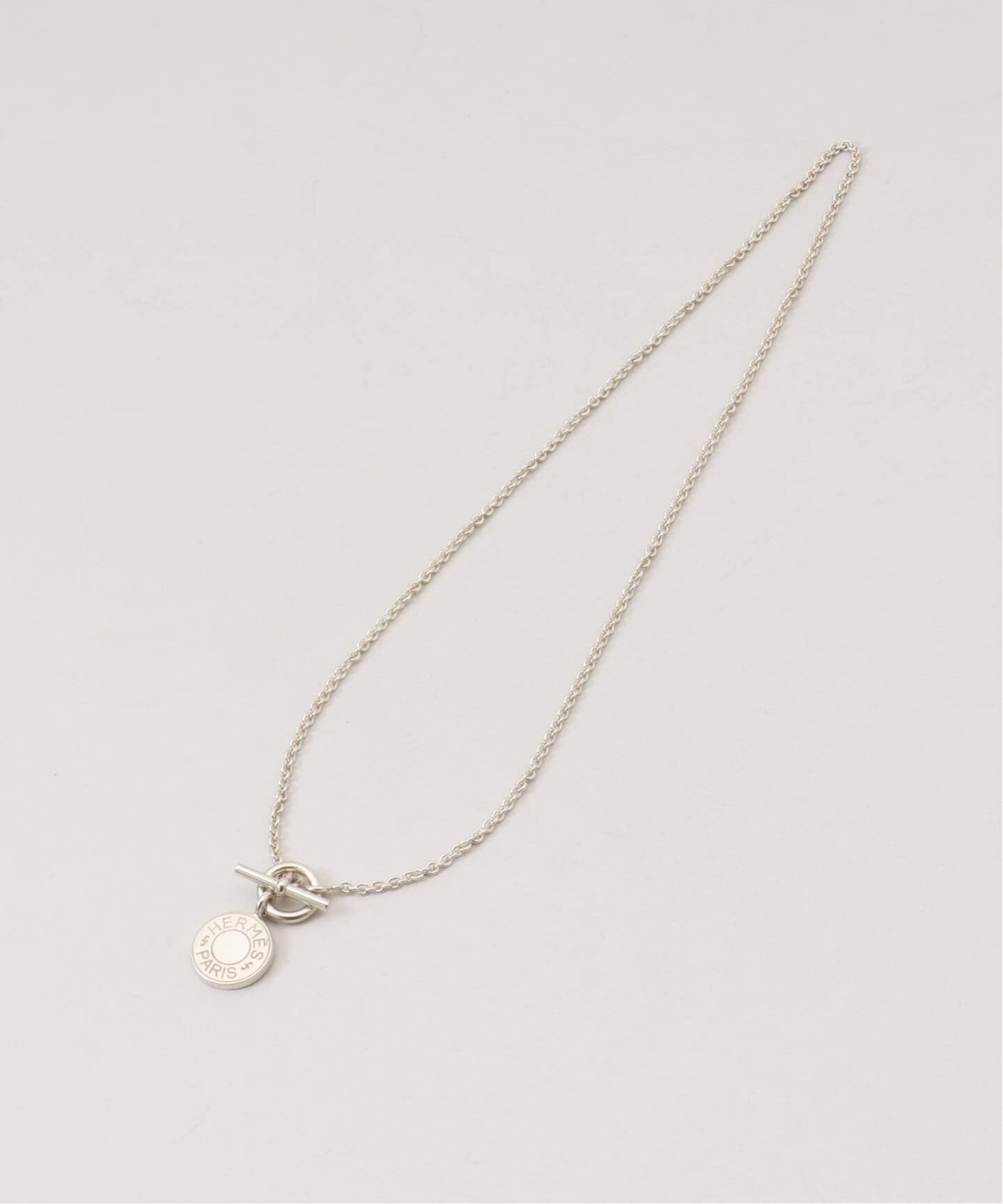 VINTAGE HERMES/エルメス】 Amulet sellier necklace