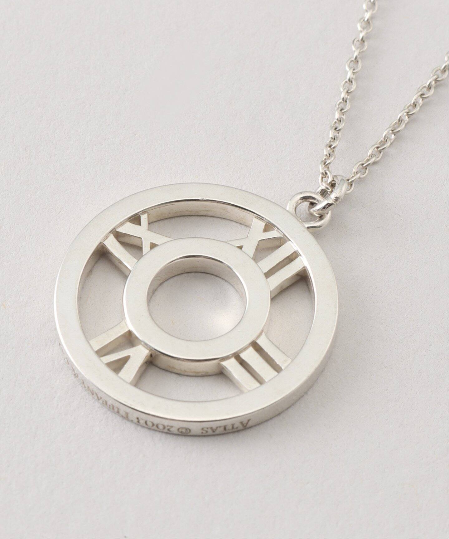 VINTAGE TIFFANY&Co./ティファニー】 Atlas circle necklace 