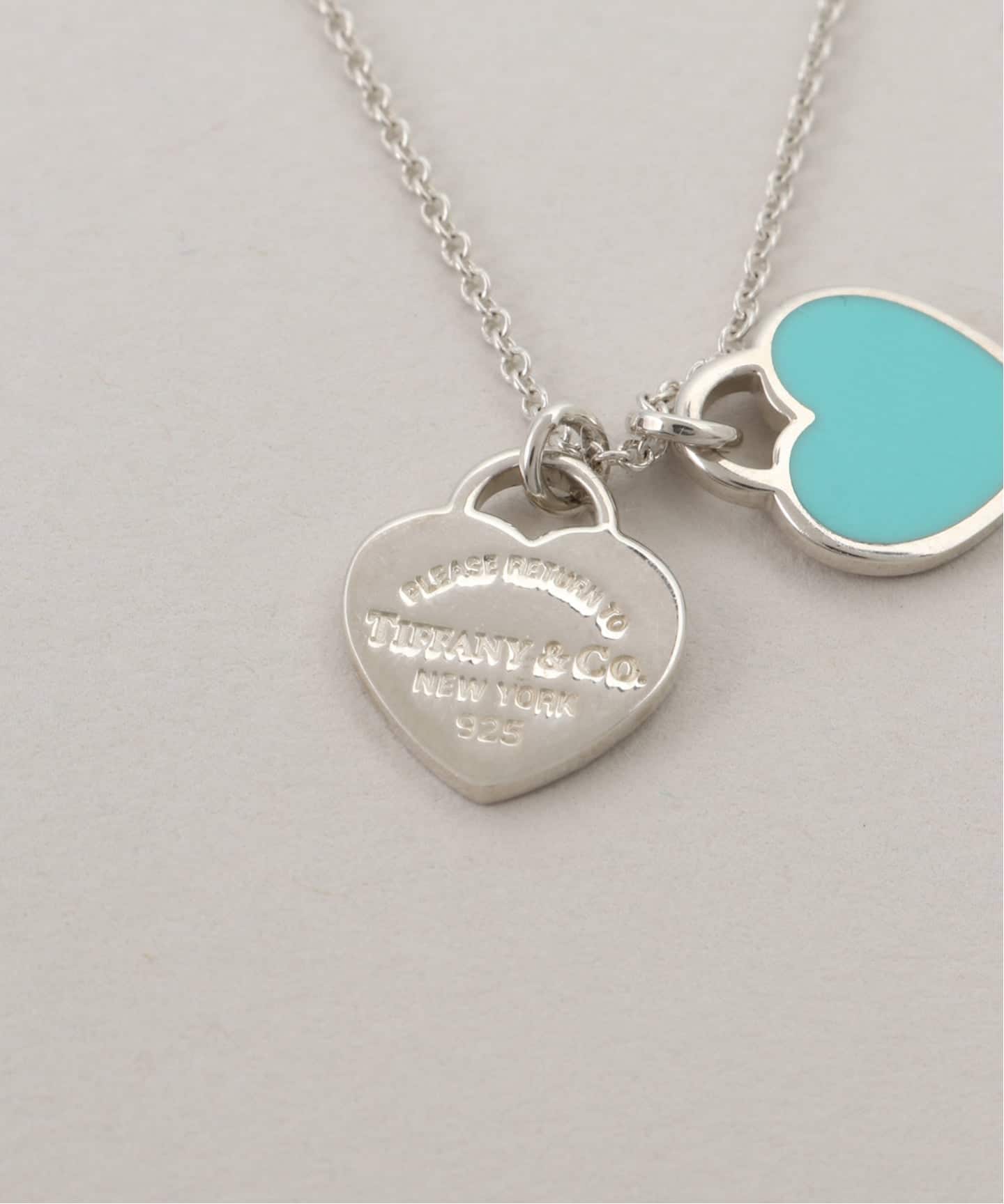 VINTAGE TIFFANY&Co./ティファニー】 Return to double heart necklac
