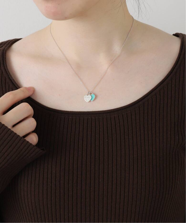 VINTAGE TIFFANY&Co./ティファニー】 Return to double heart necklac 