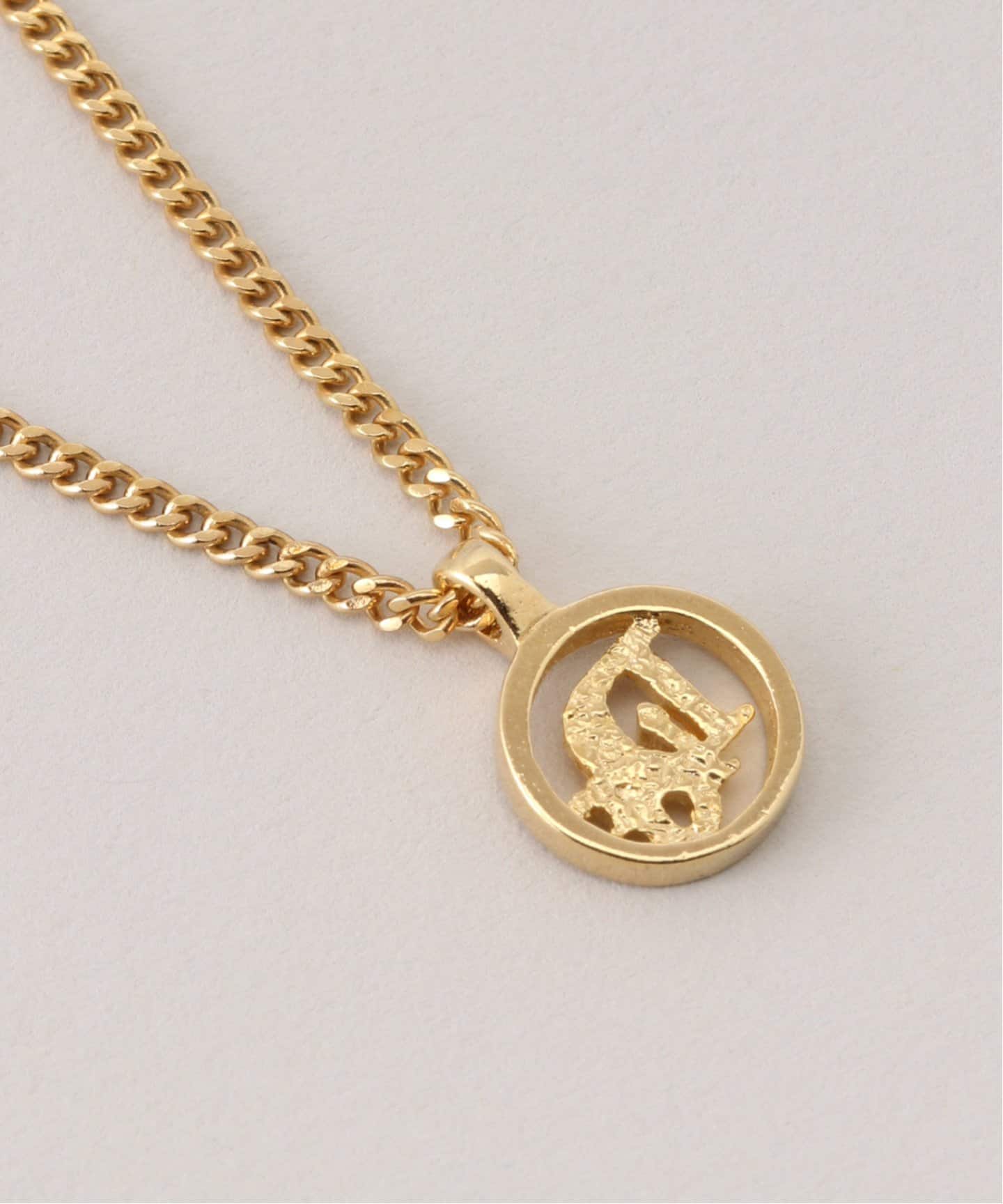 VINTAGE DIOR/ディオール】necklace logo round（ネックレス