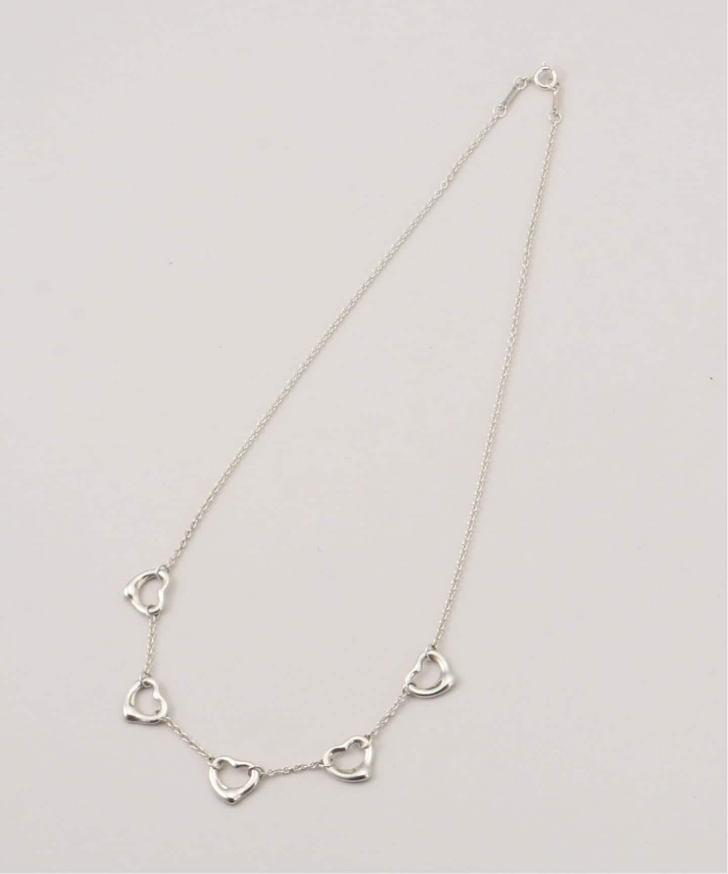 VINTAGE TIFFANY&Co./ティファニー】Open heart necklace 5charms