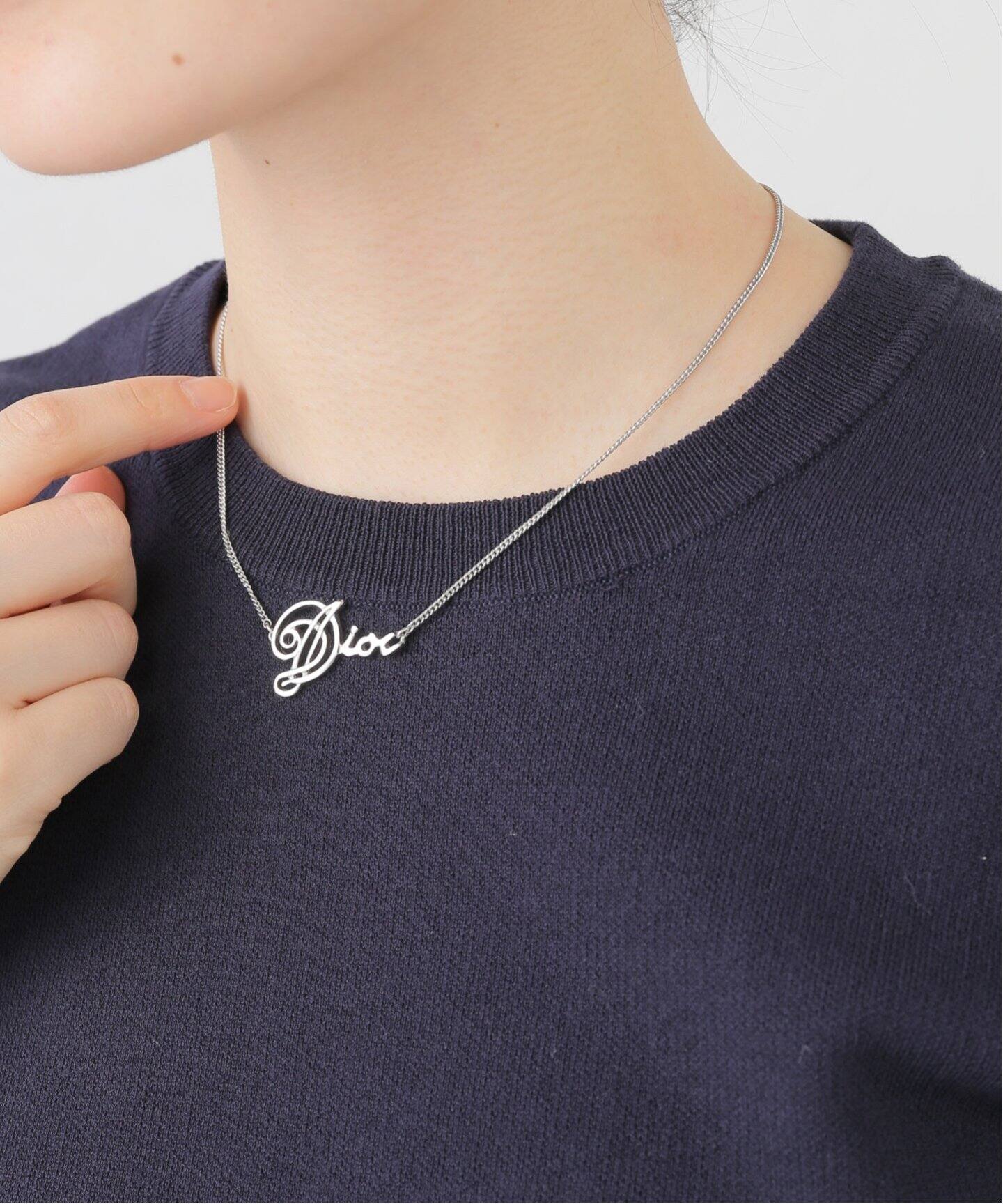 VINTAGE DIOR/ディオール】necklace logo（ネックレス
