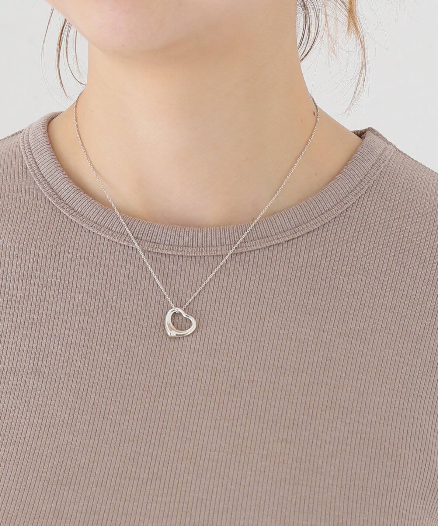 Tiffany & Co. ティファニー ネックレス VINTAGE TIFFANY&Co./ティファニー】Open heart necklace s