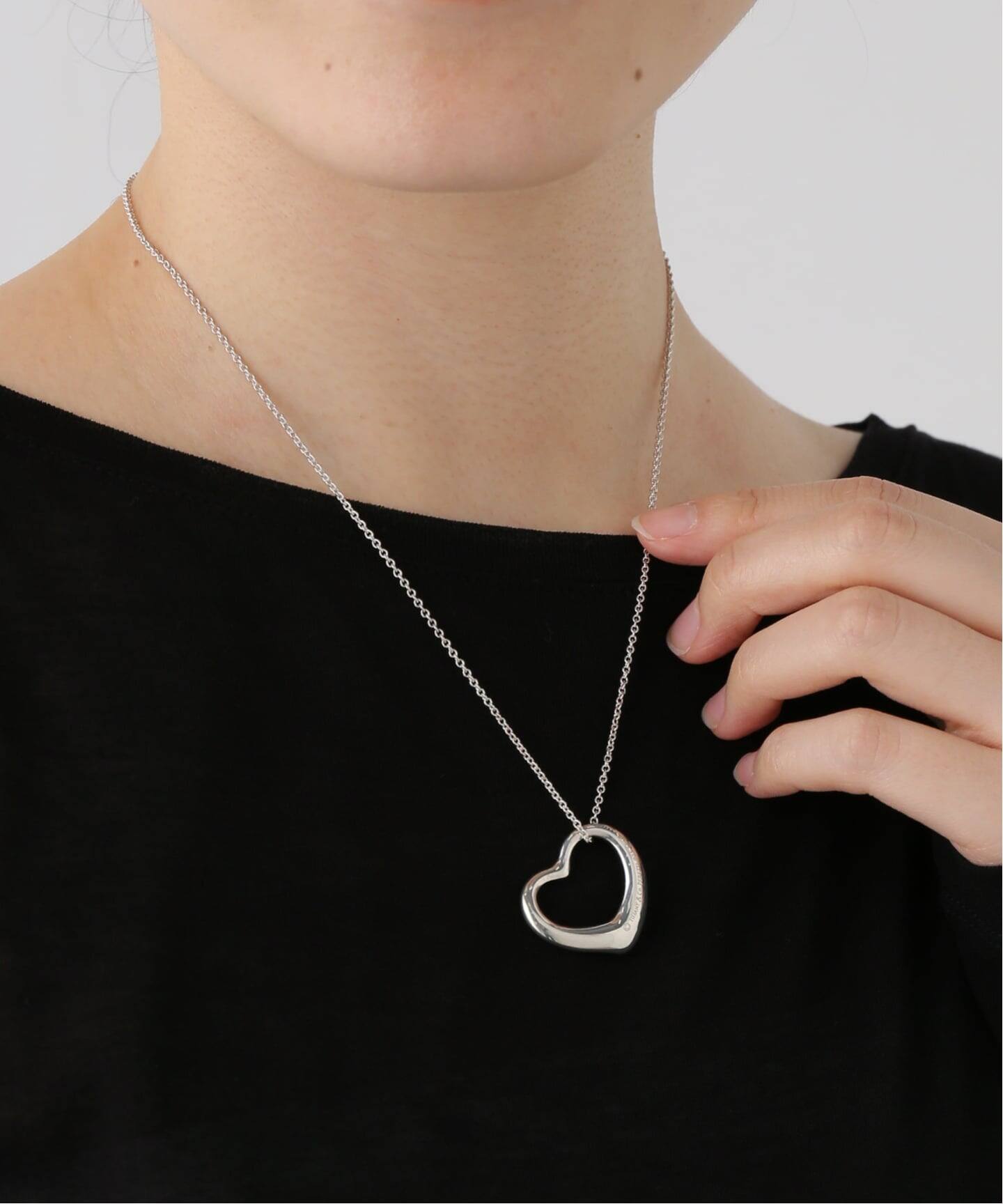Tiffany & Co. ネックレス　オールドティファニー VINTAGE TIFFANY&Co./ティファニー】Open heart necklace l