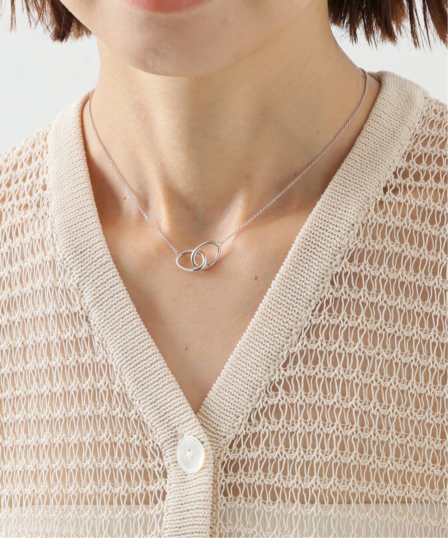 VINTAGE TIFFANY&Co./ティファニー】 Double loop necklace 