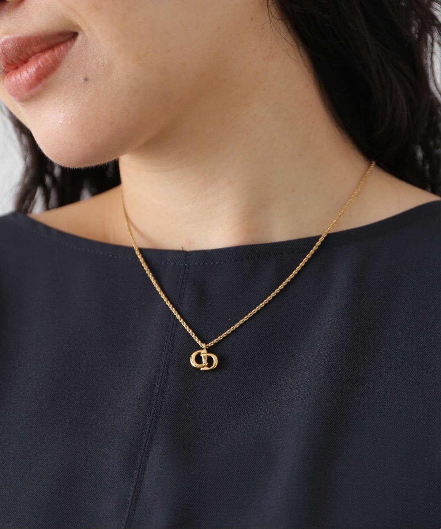 VINTAGE DIOR/ディオール】necklace logo（ネックレス）｜ENSEMBLE