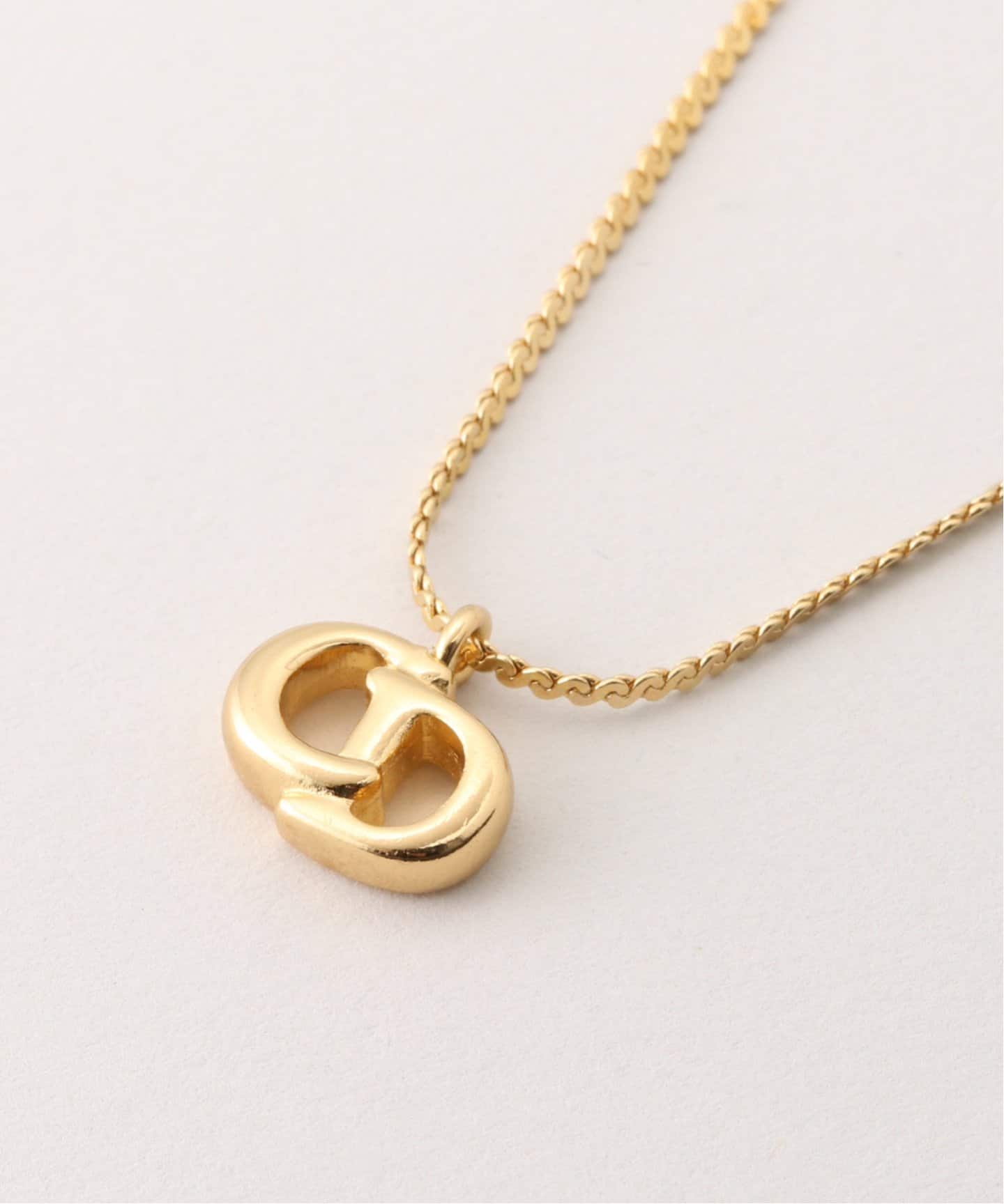 【VINTAGE DIOR/ディオール 】necklace logo 正規品 VINTAGE DIOR/ディオール 】necklace logo（ネックレス