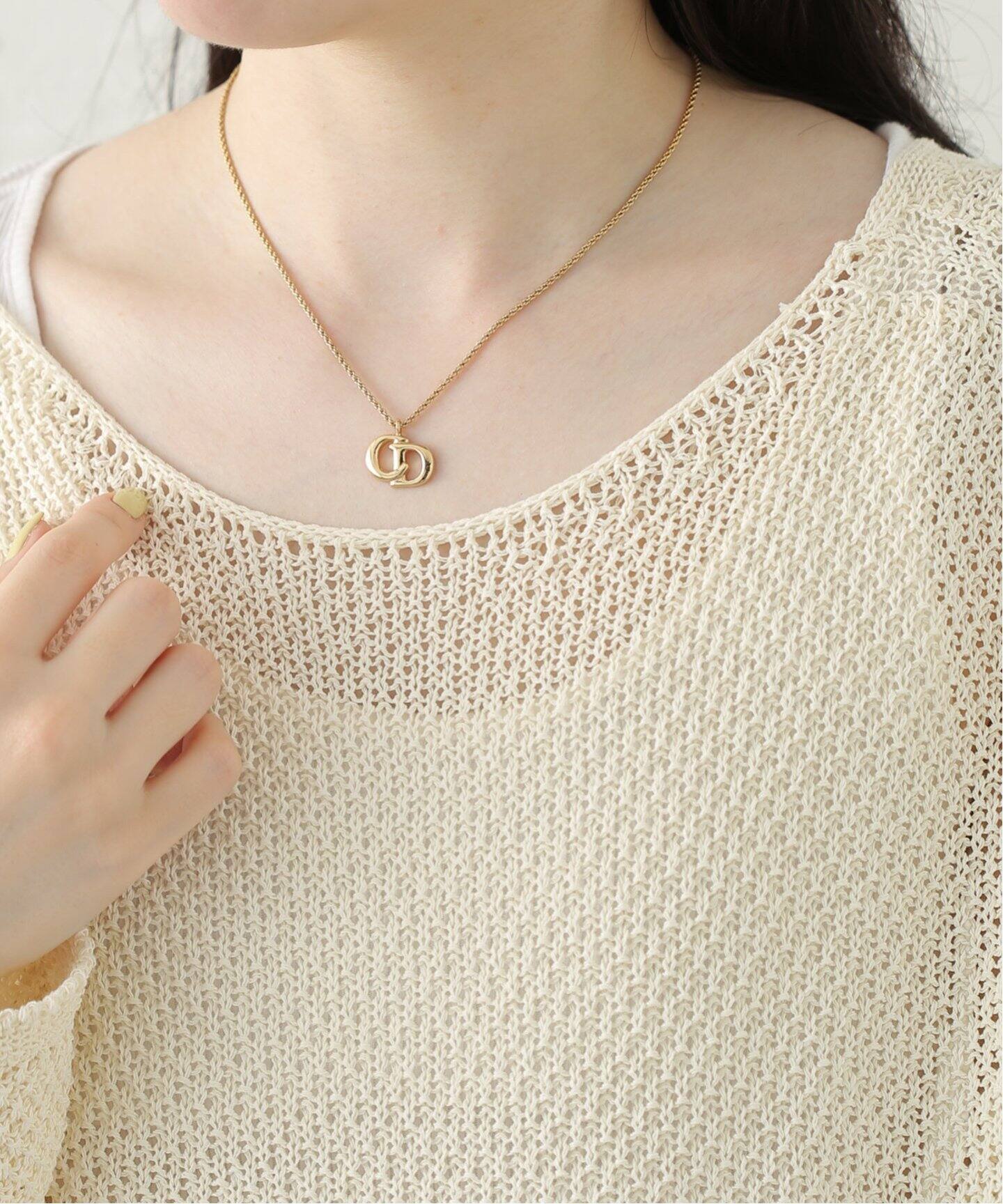 VINTAGE DIOR/ディオール】 necklace logo（ネックレス